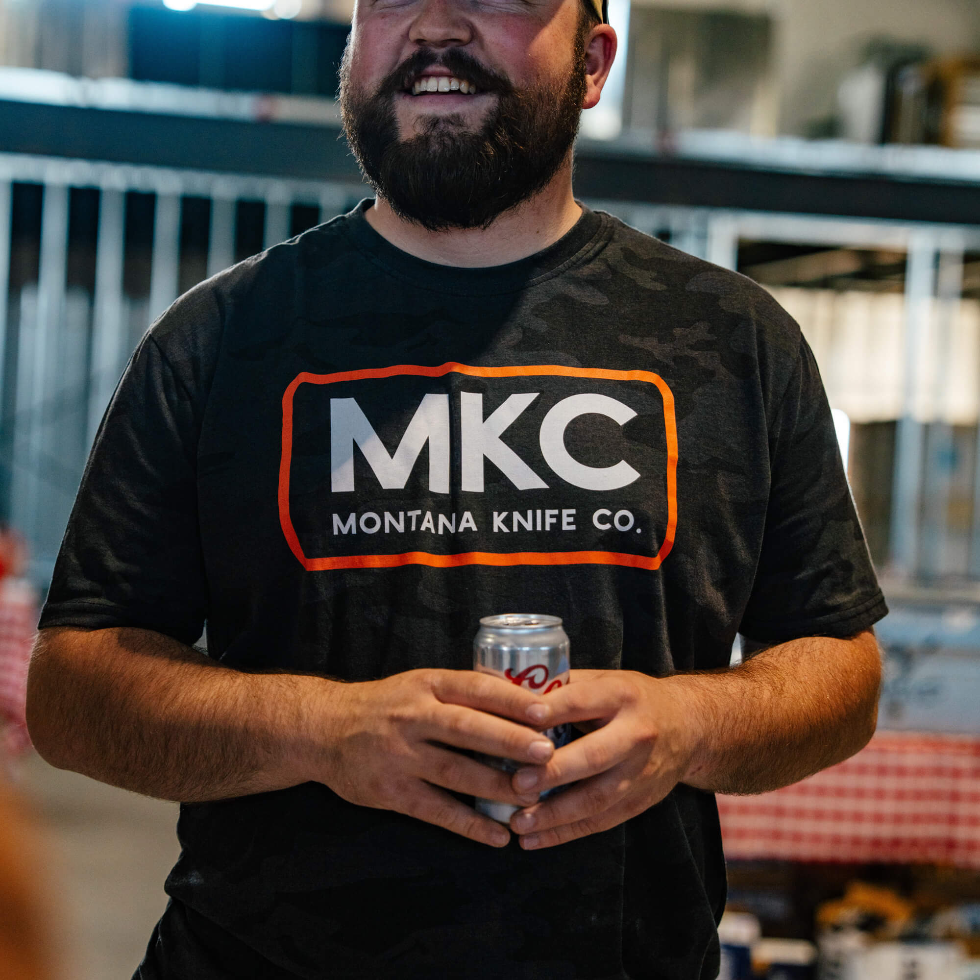 MKC LOGO TEE - DARK WOODLAND CAMO