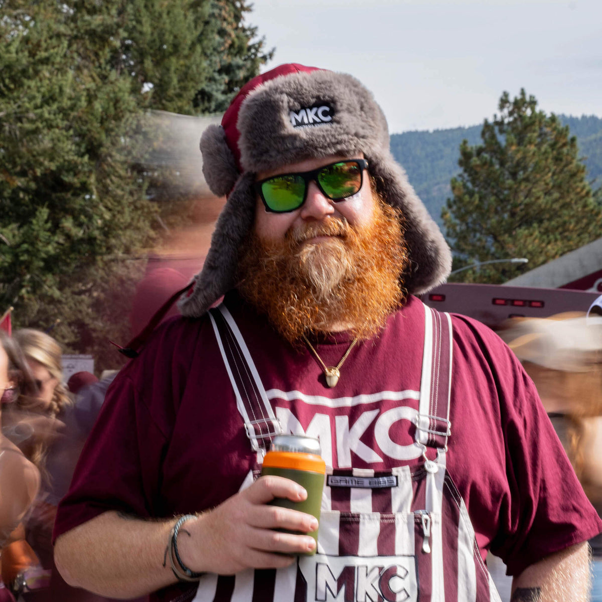 GO GRIZ TRAPPER HAT