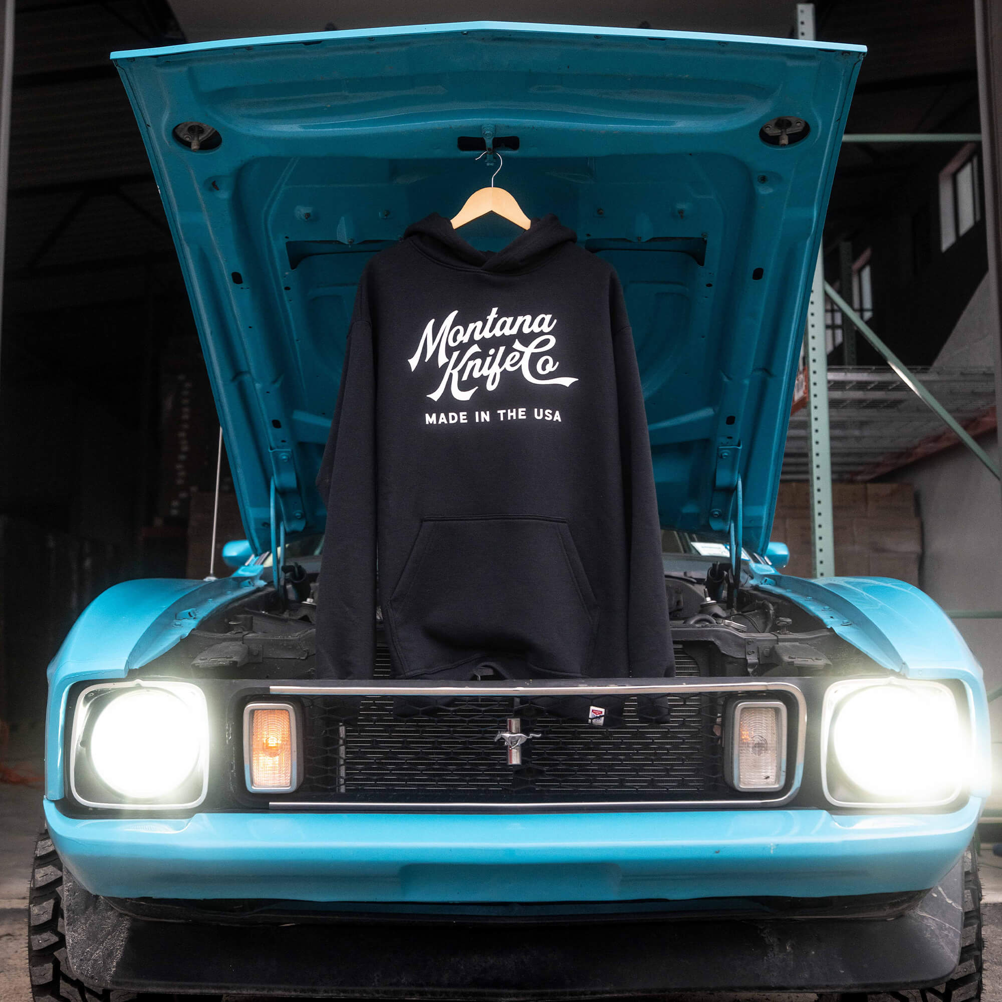 MKC HERITAGE HOODIE - BLACK - USA MADE