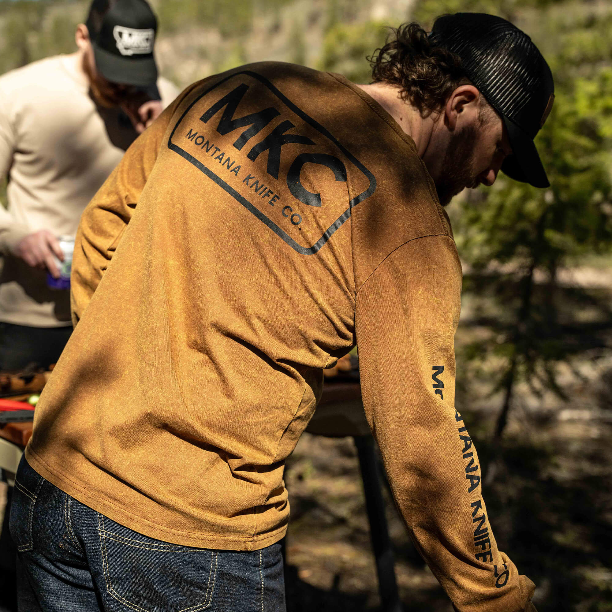 MKC STONEWASH LONG SLEEVE - COYOTE