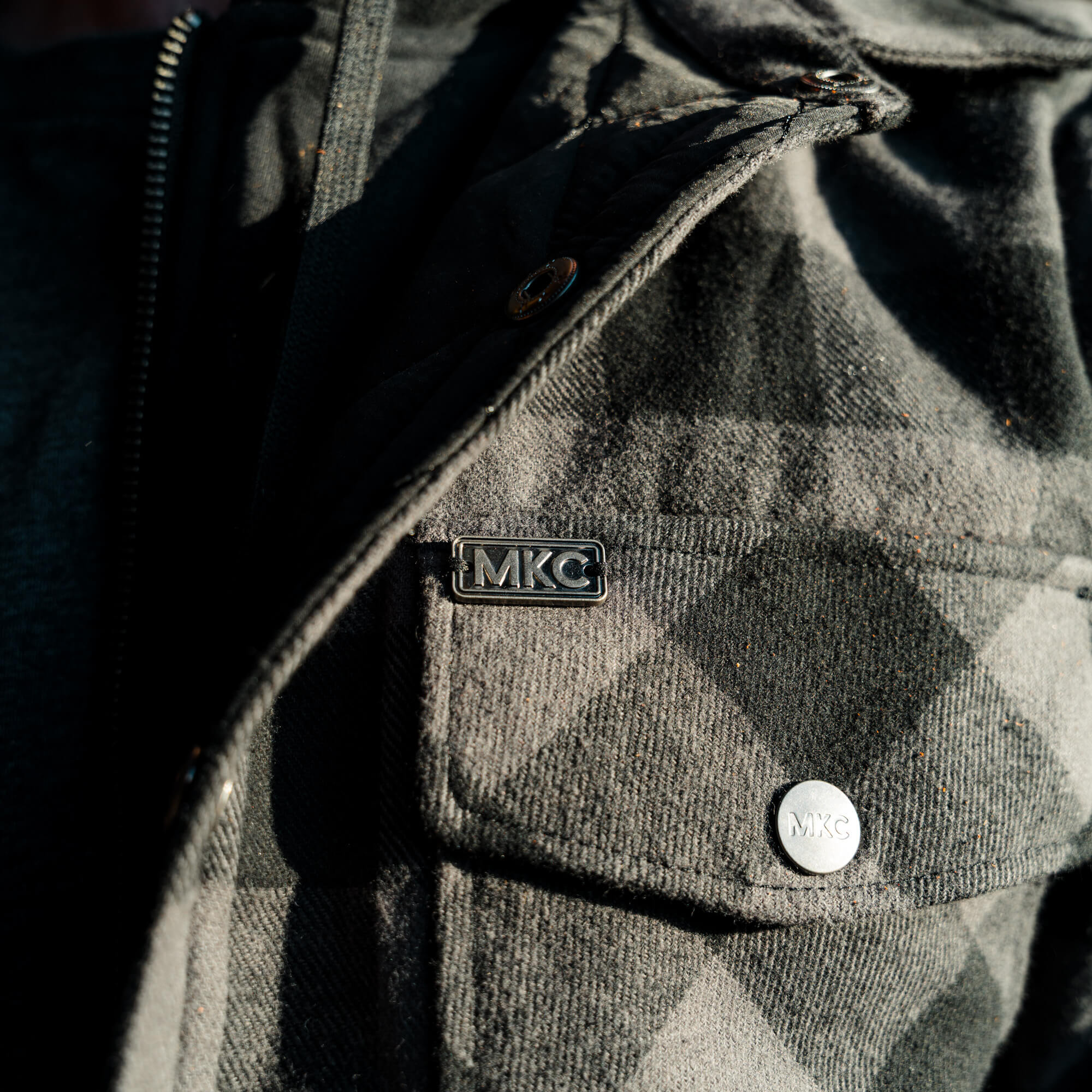 BIG TIMBER HOODED FLANNEL - GREY