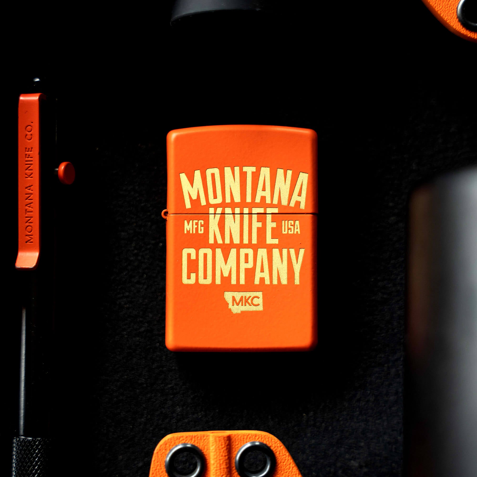 LIMITED EDITION BLAZE ORANGE CERAKOTE - ZIPPO LIGHTER - USA MADE