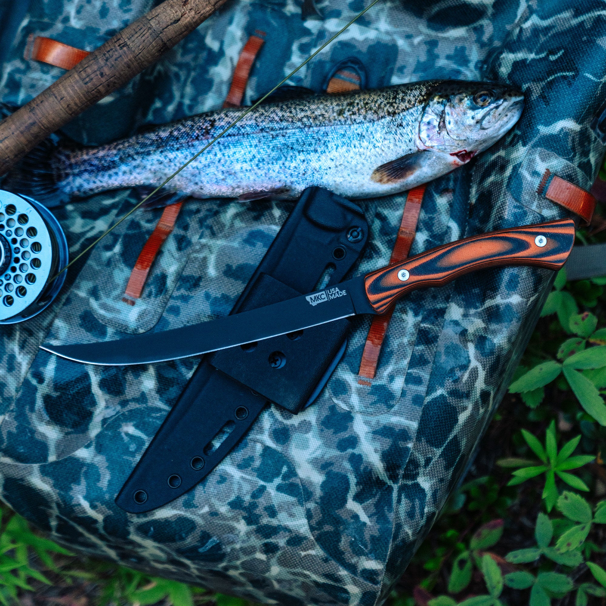 FLATHEAD FILLET - ORANGE & BLACK