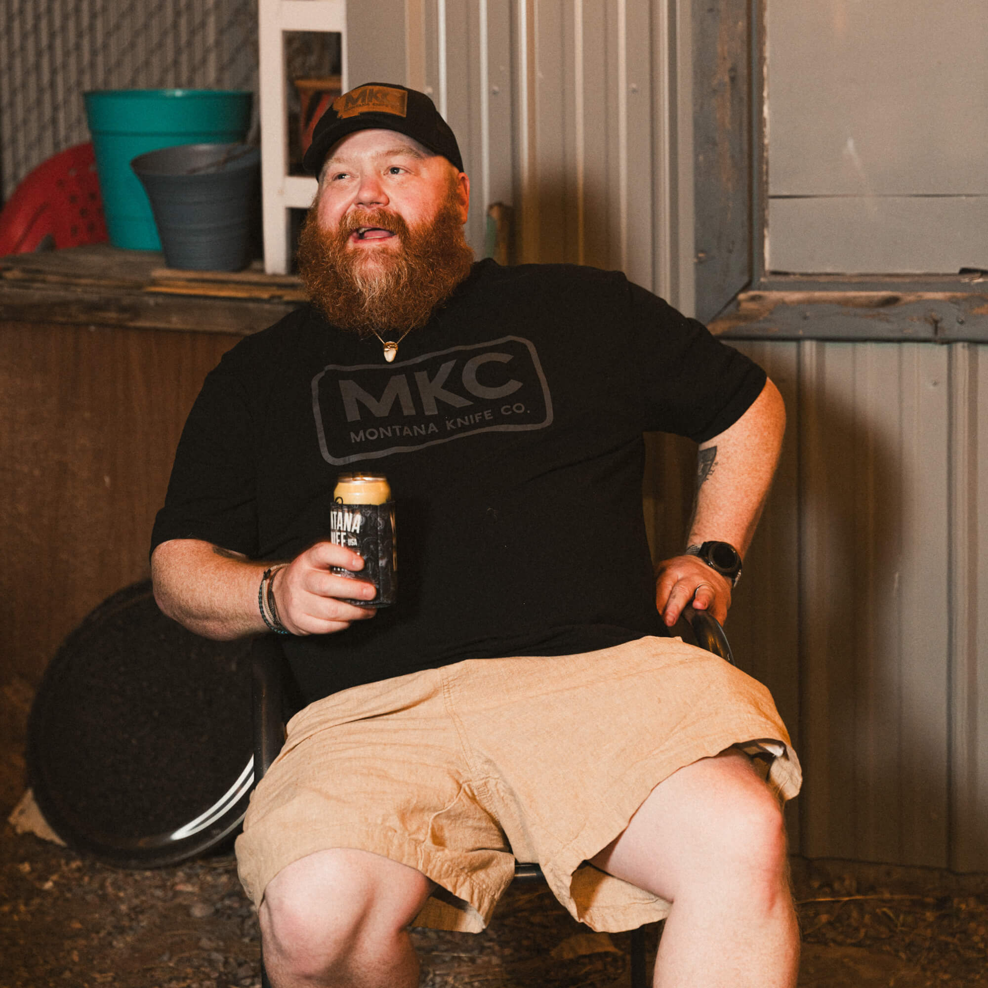 MKC LOGO TEE - BLACK