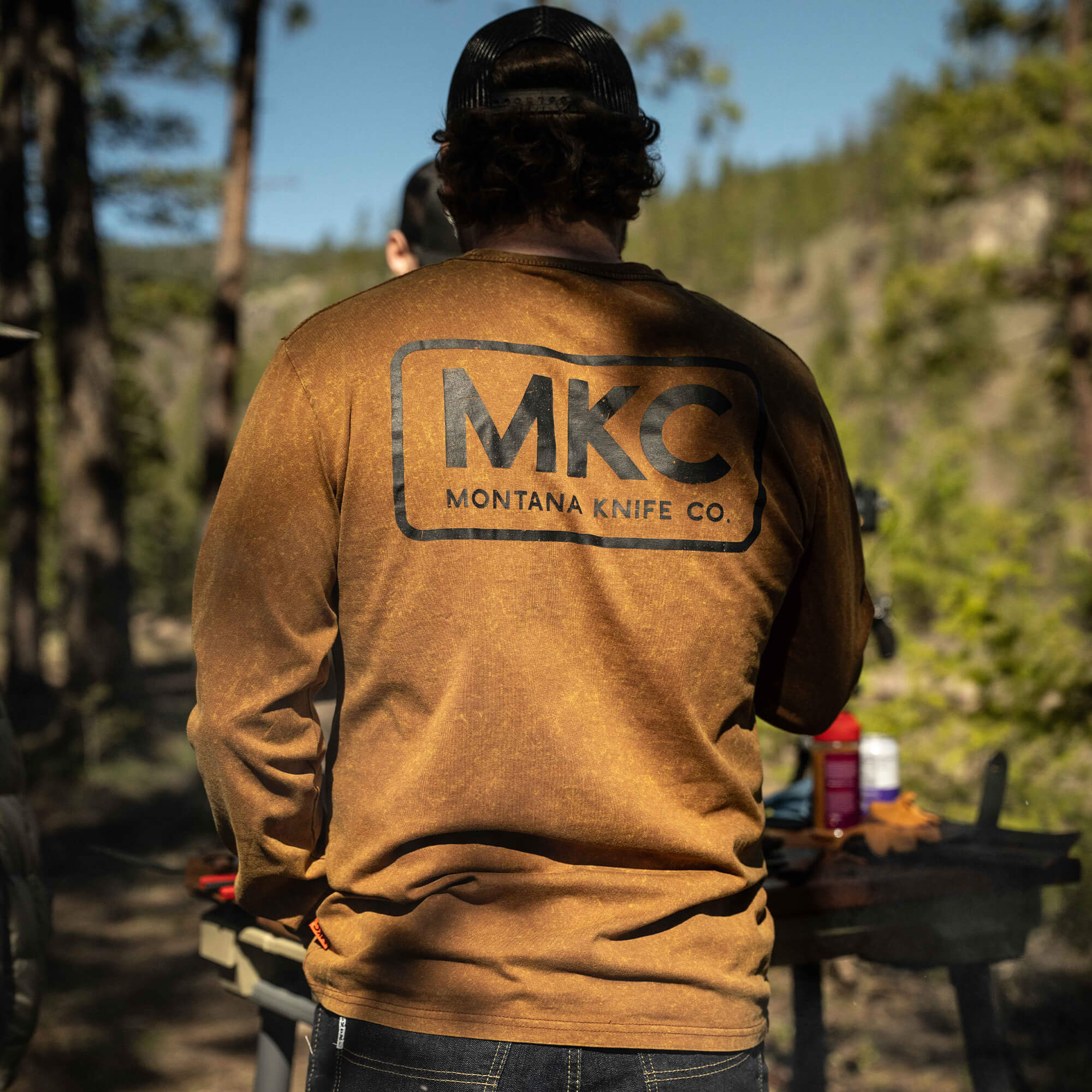 MKC STONEWASH LONG SLEEVE - COYOTE