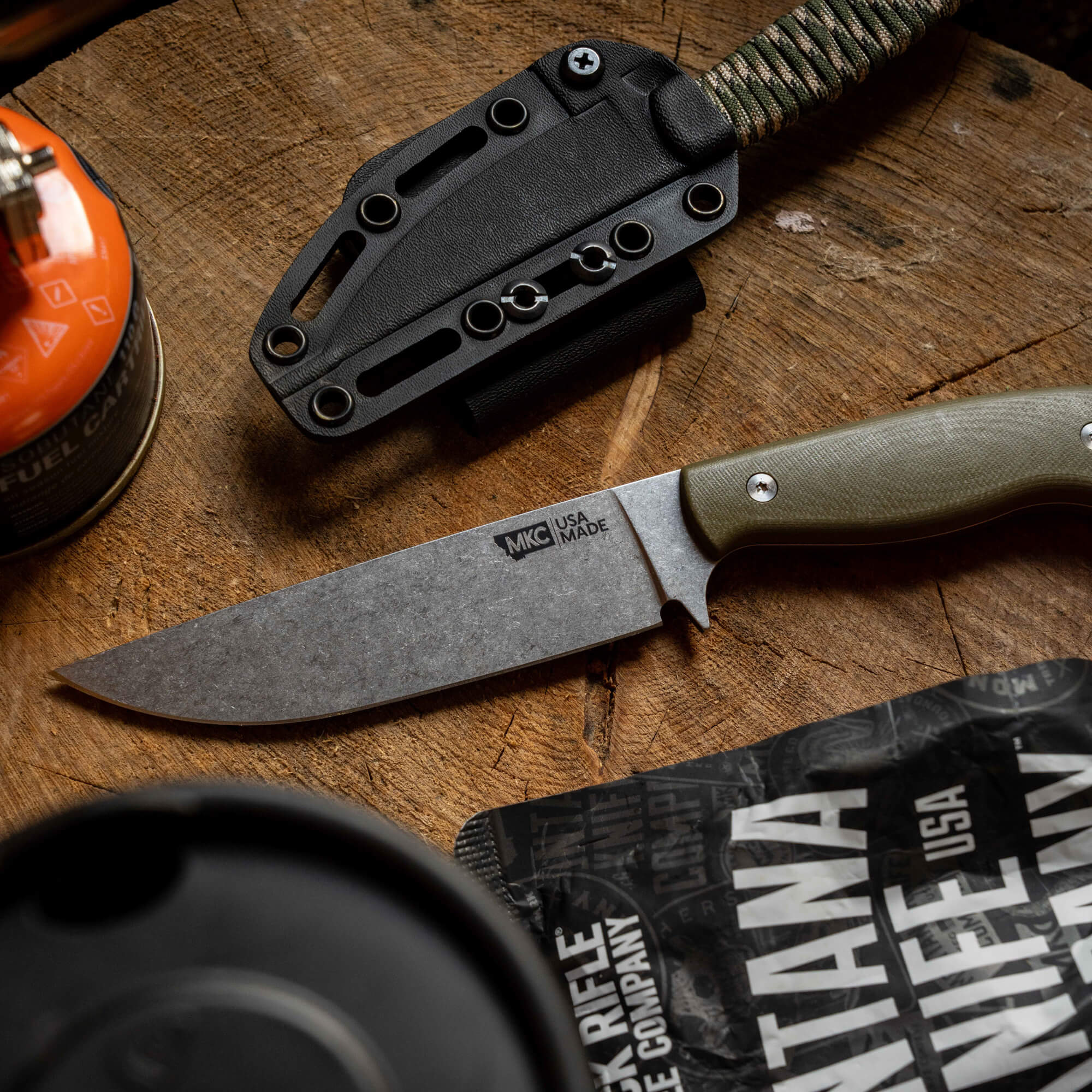 MAGNACUT SUPER CUB - DROP POINT HUNTER - OLIVE