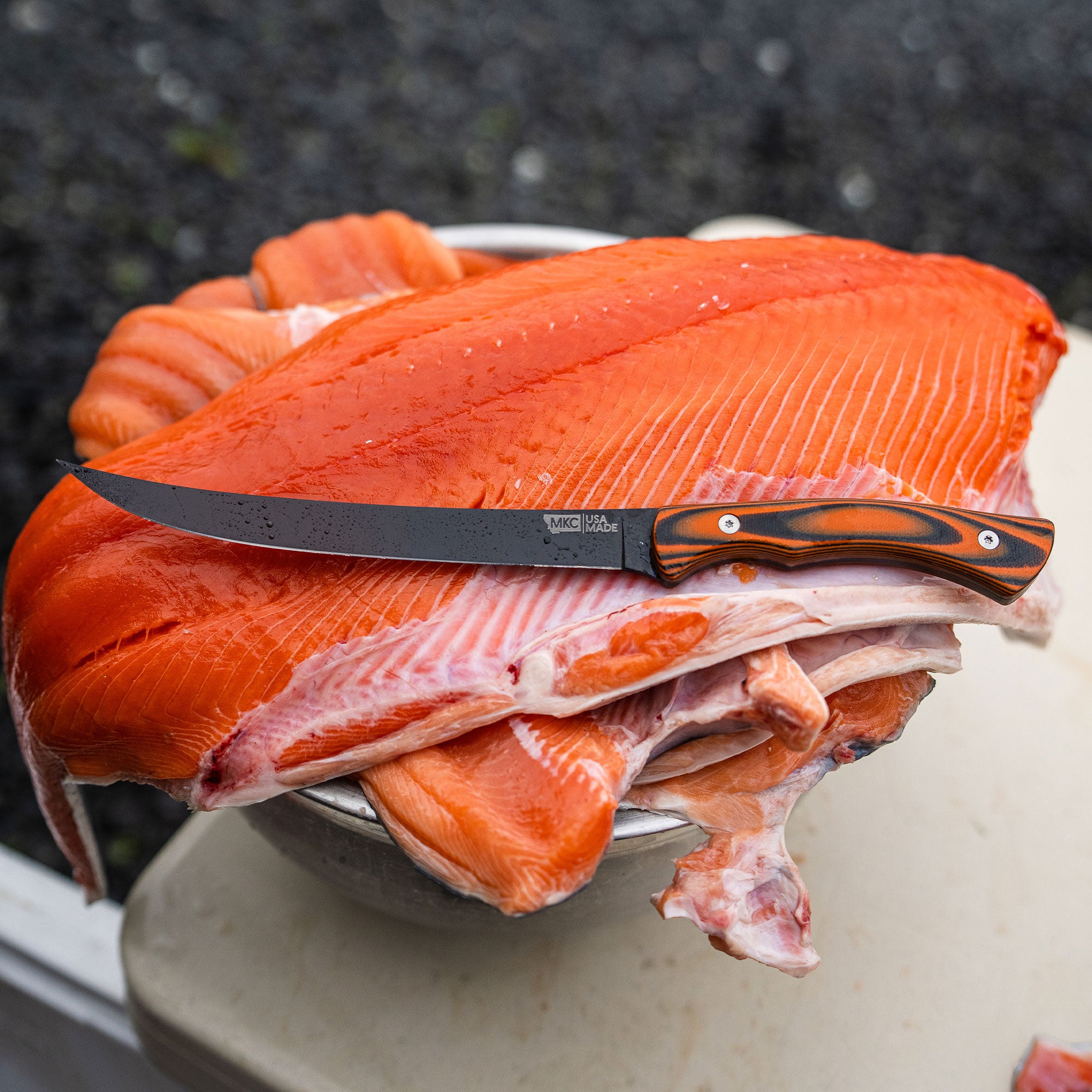 FLATHEAD FILLET - ORANGE & BLACK