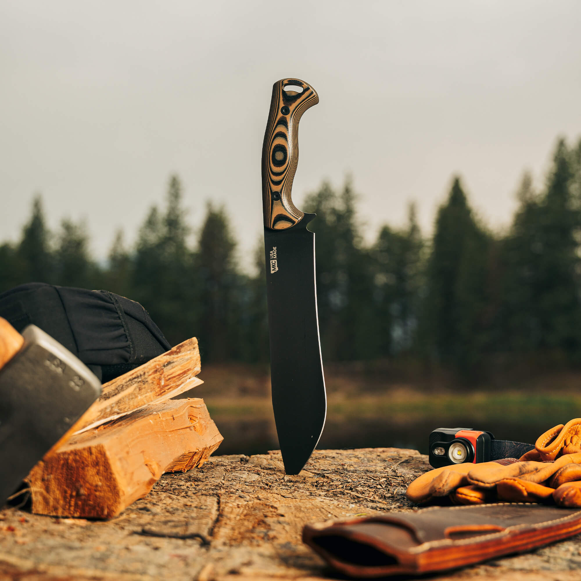 MKC CHOPPER - TAN & BLACK