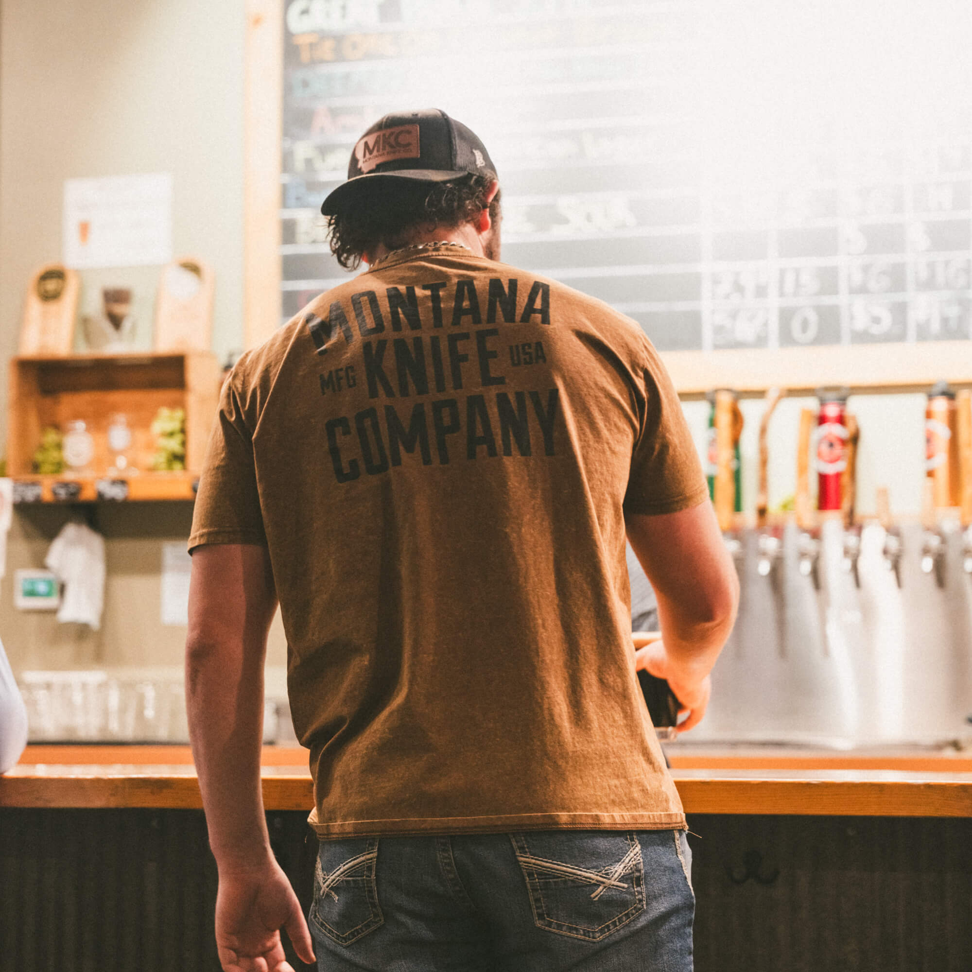 MKC STONEWASH TEE - COYOTE