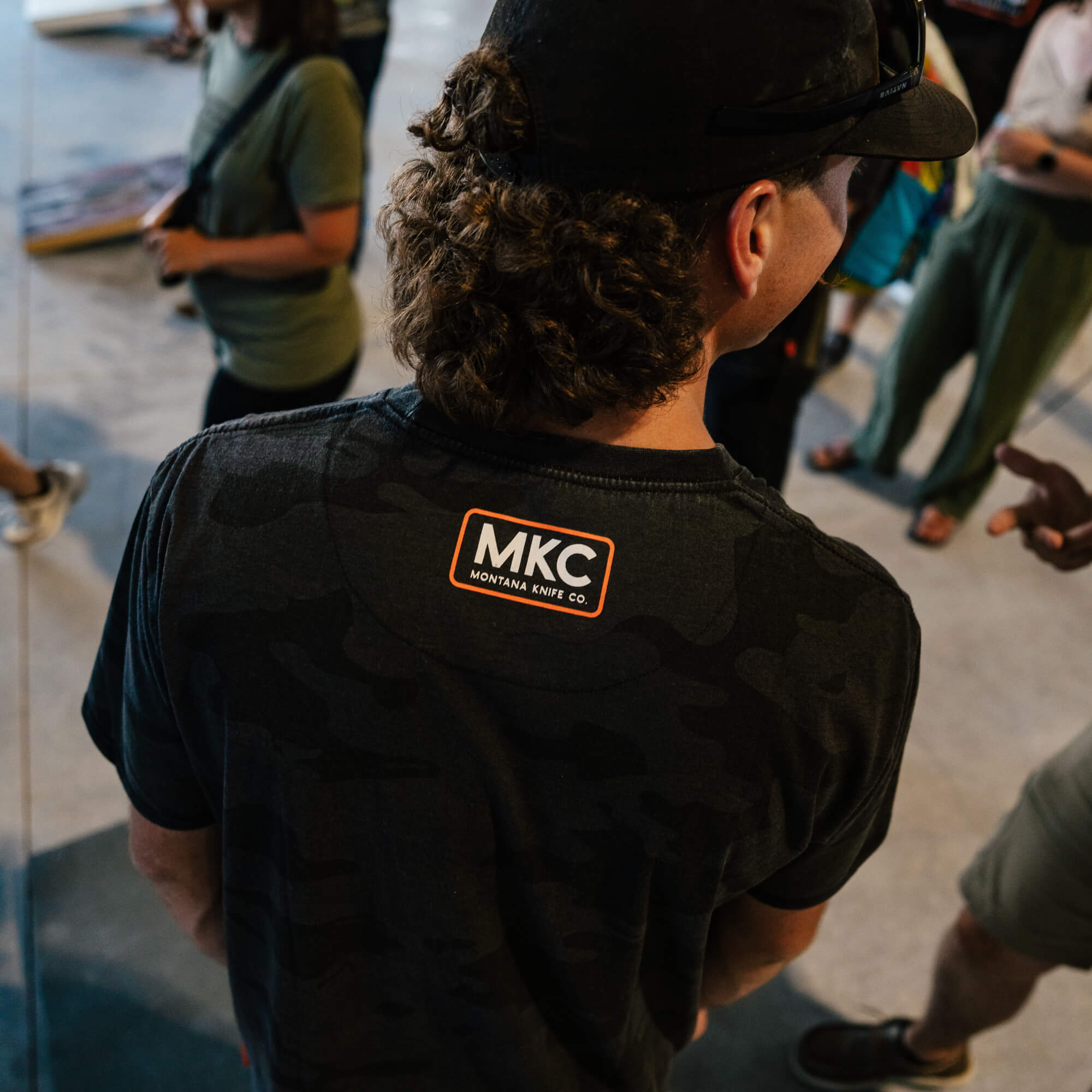 MKC LOGO TEE - DARK WOODLAND CAMO