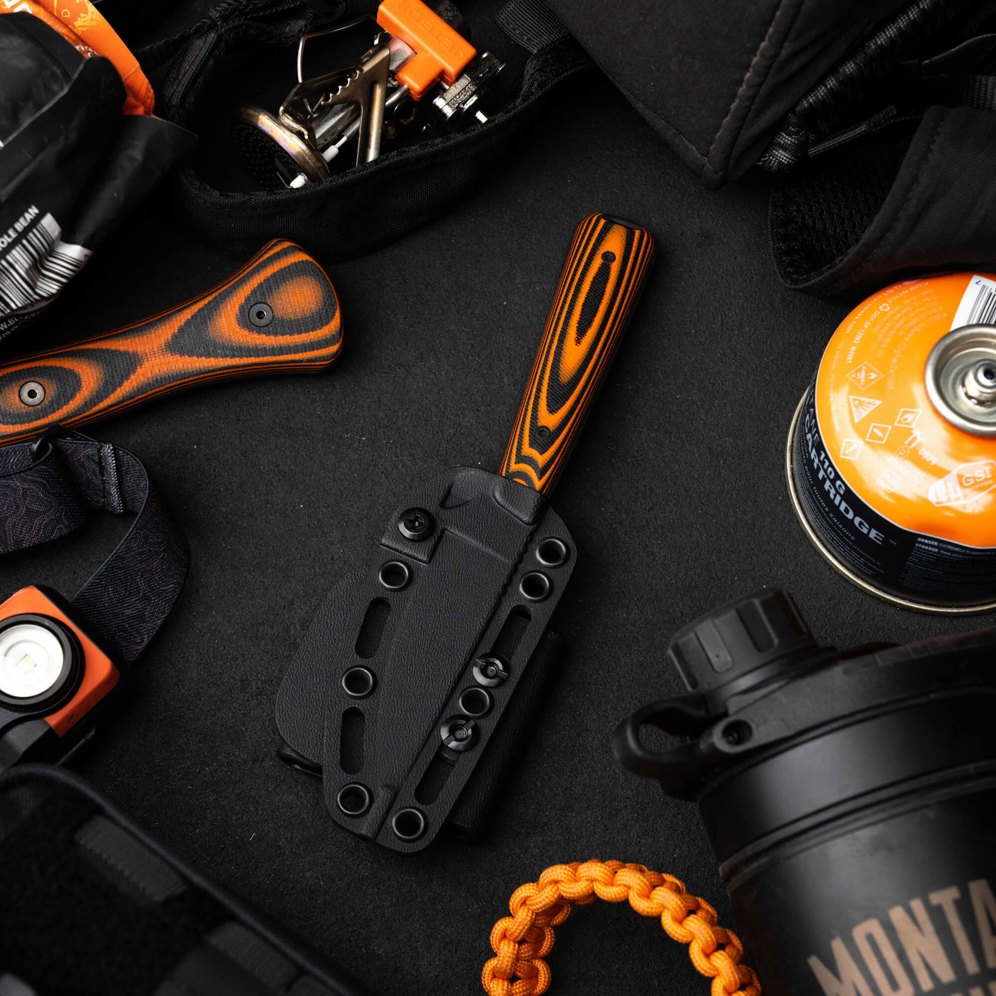 FLATTAIL - PVD - ORANGE & BLACK