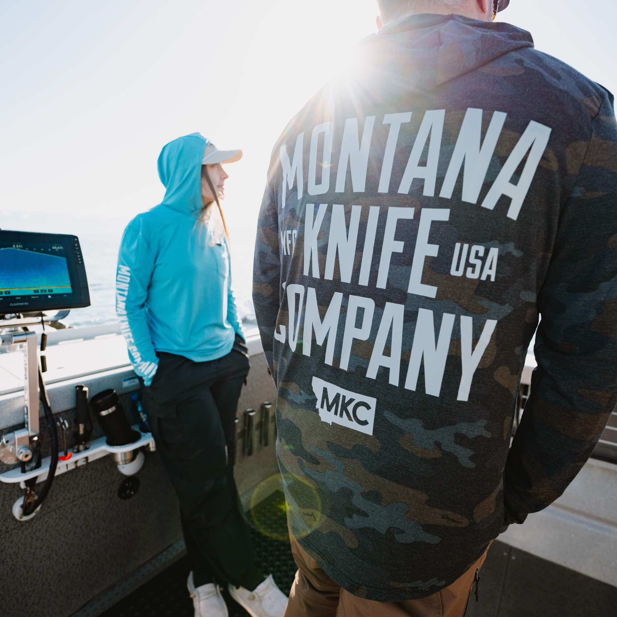 SUN RIVER BAMBOO HOODIE - DARK MKC CAMO