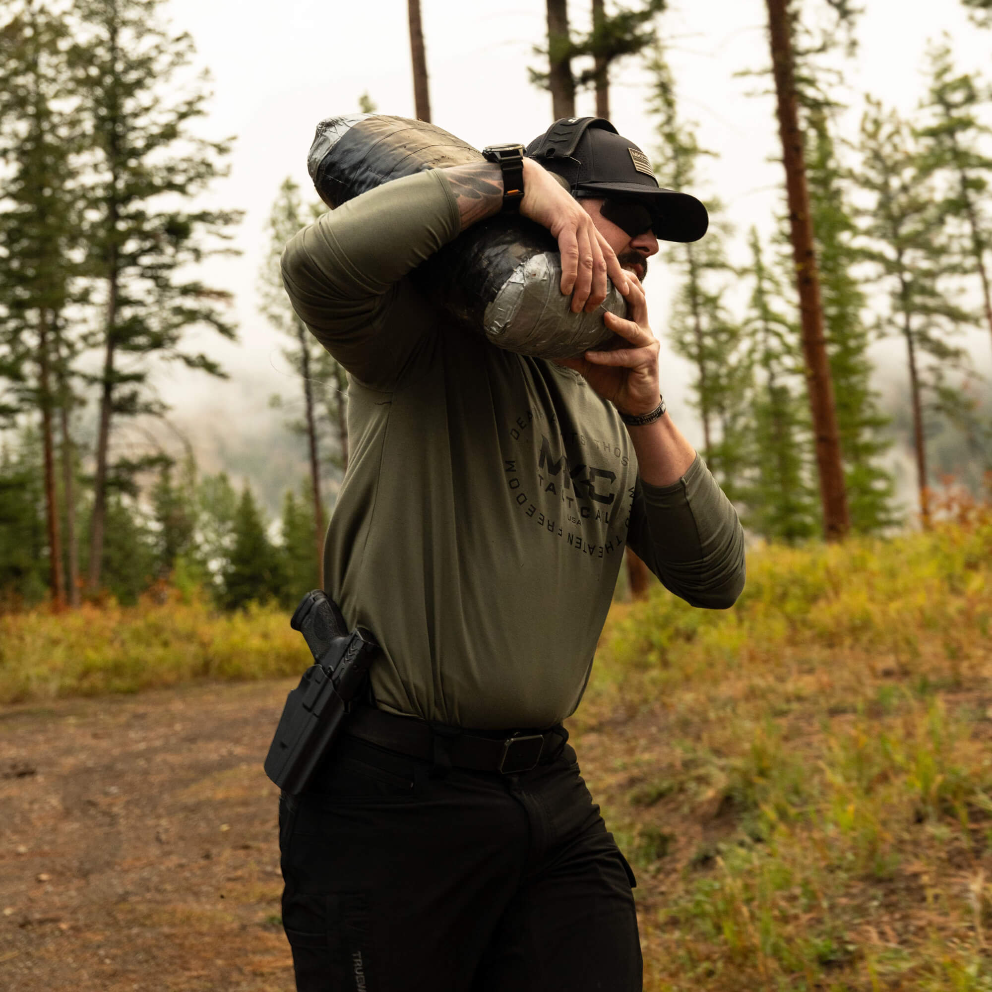 TACTICAL LIGHTWEIGHT BAMBOO HOODIE - OD GREEN