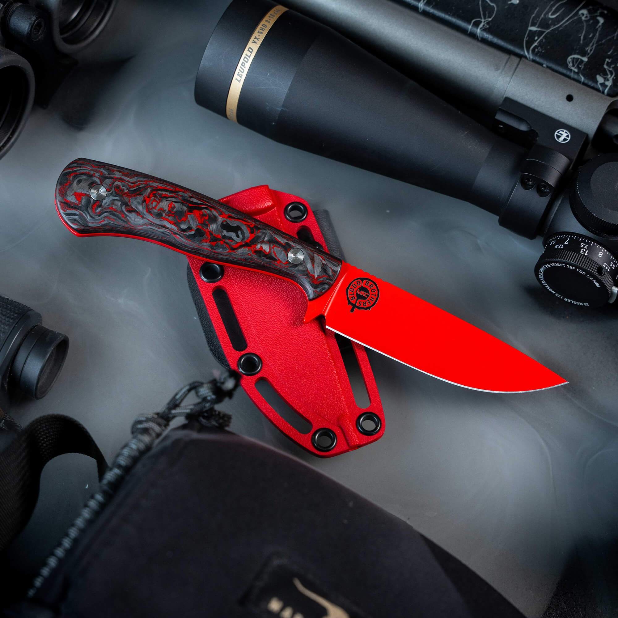 BLOOD BROTHERS WHITETAIL - BLACK/RED