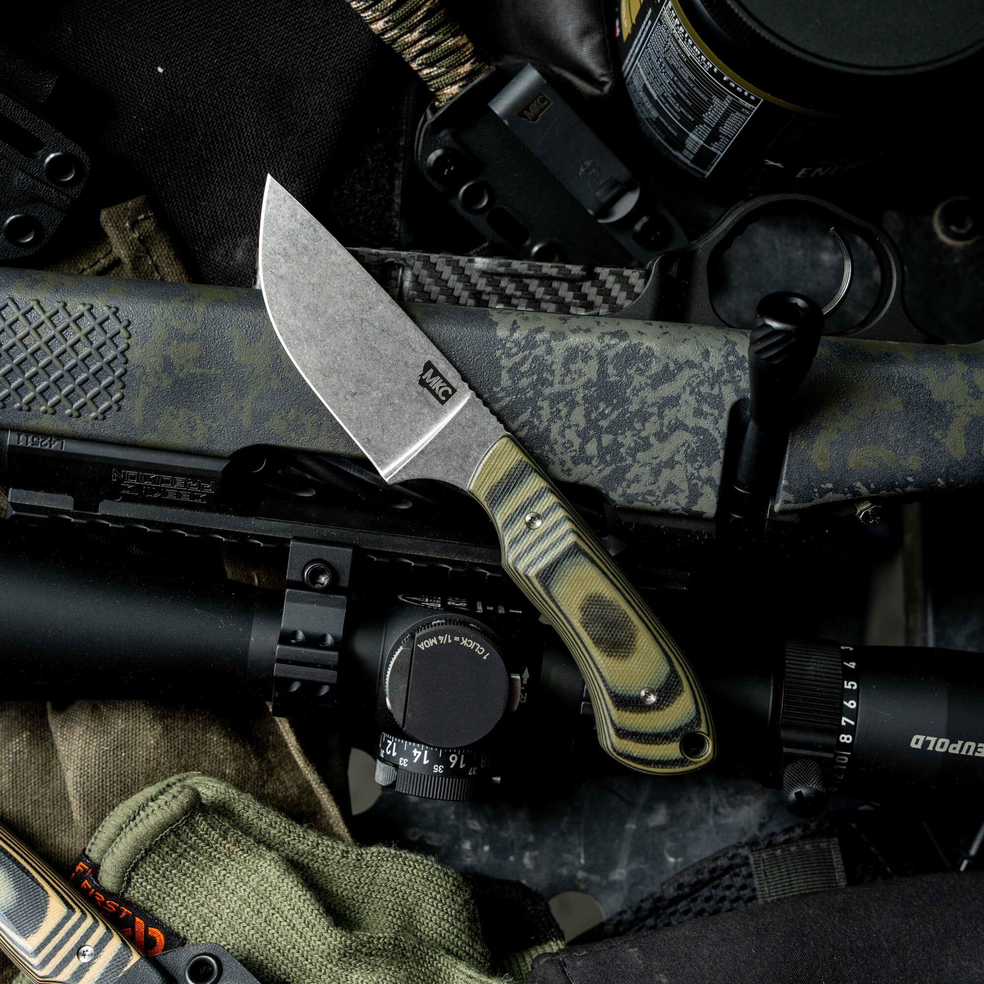 ELKHORN SKINNER - GREEN & BLACK