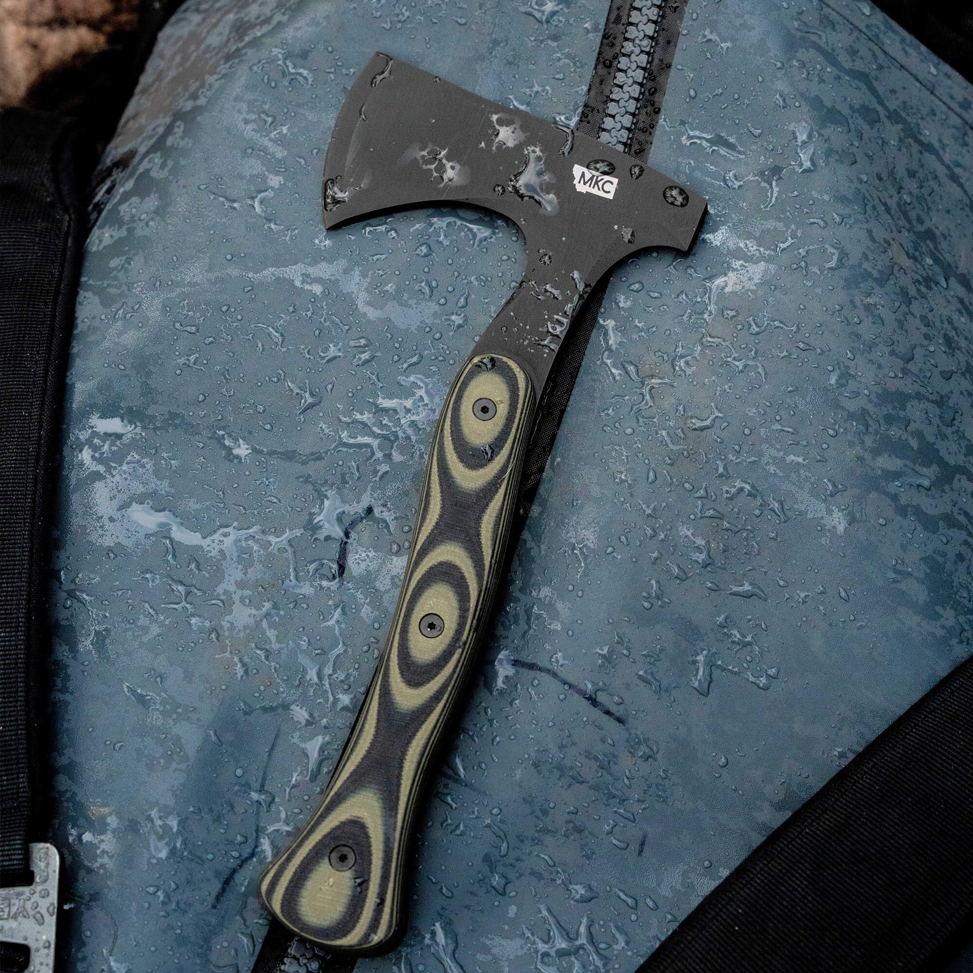 HELLGATE HATCHET - GREEN & BLACK