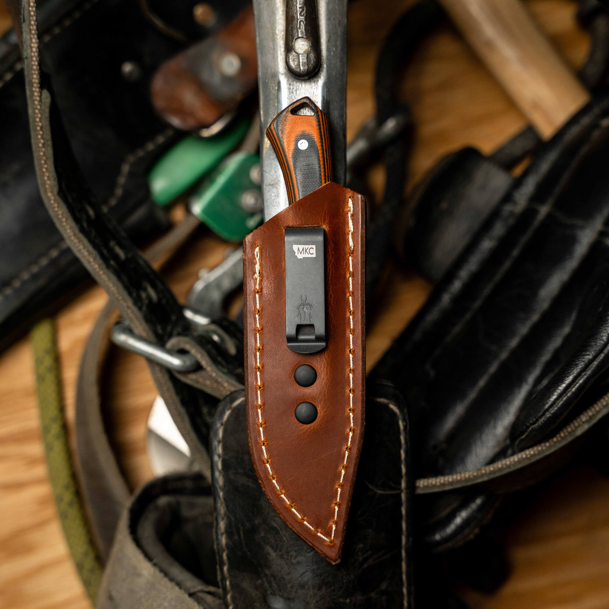 ROCKER LEATHER SHEATH - CONCEALED POCKET CARRY