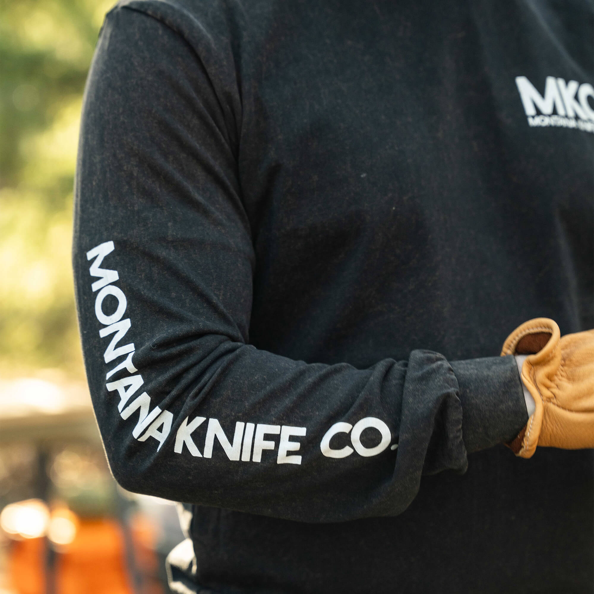 MKC STONEWASH LONG SLEEVE - BLACK