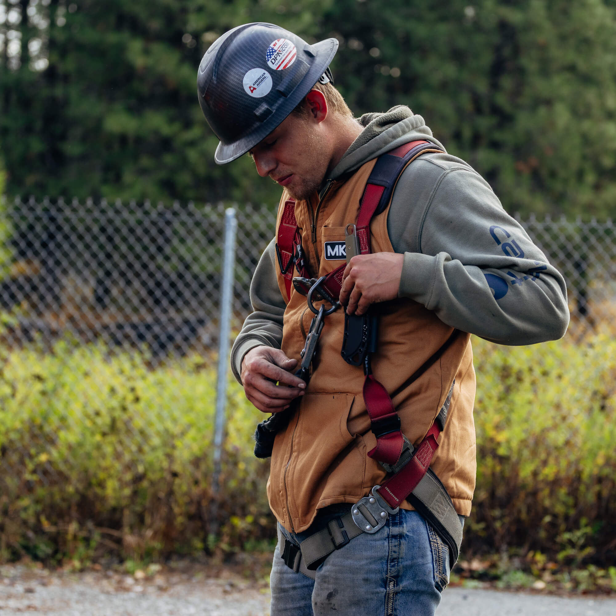 MKC CANVAS WORK VEST - TAN