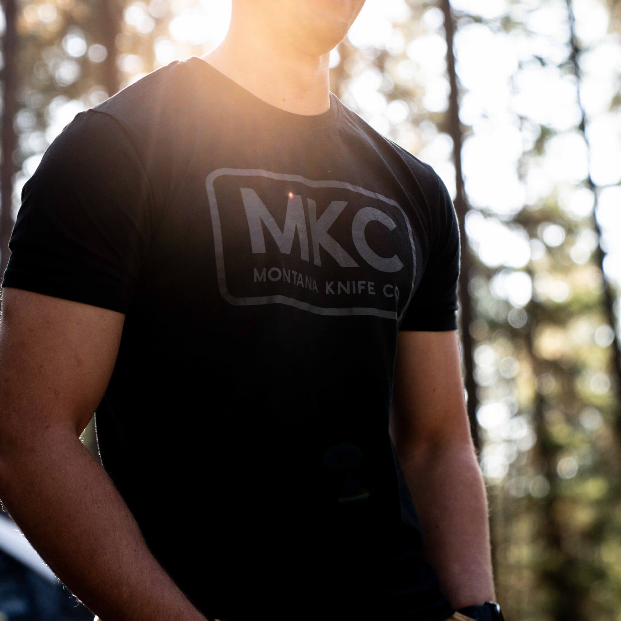 MKC LOGO TEE - BLACK