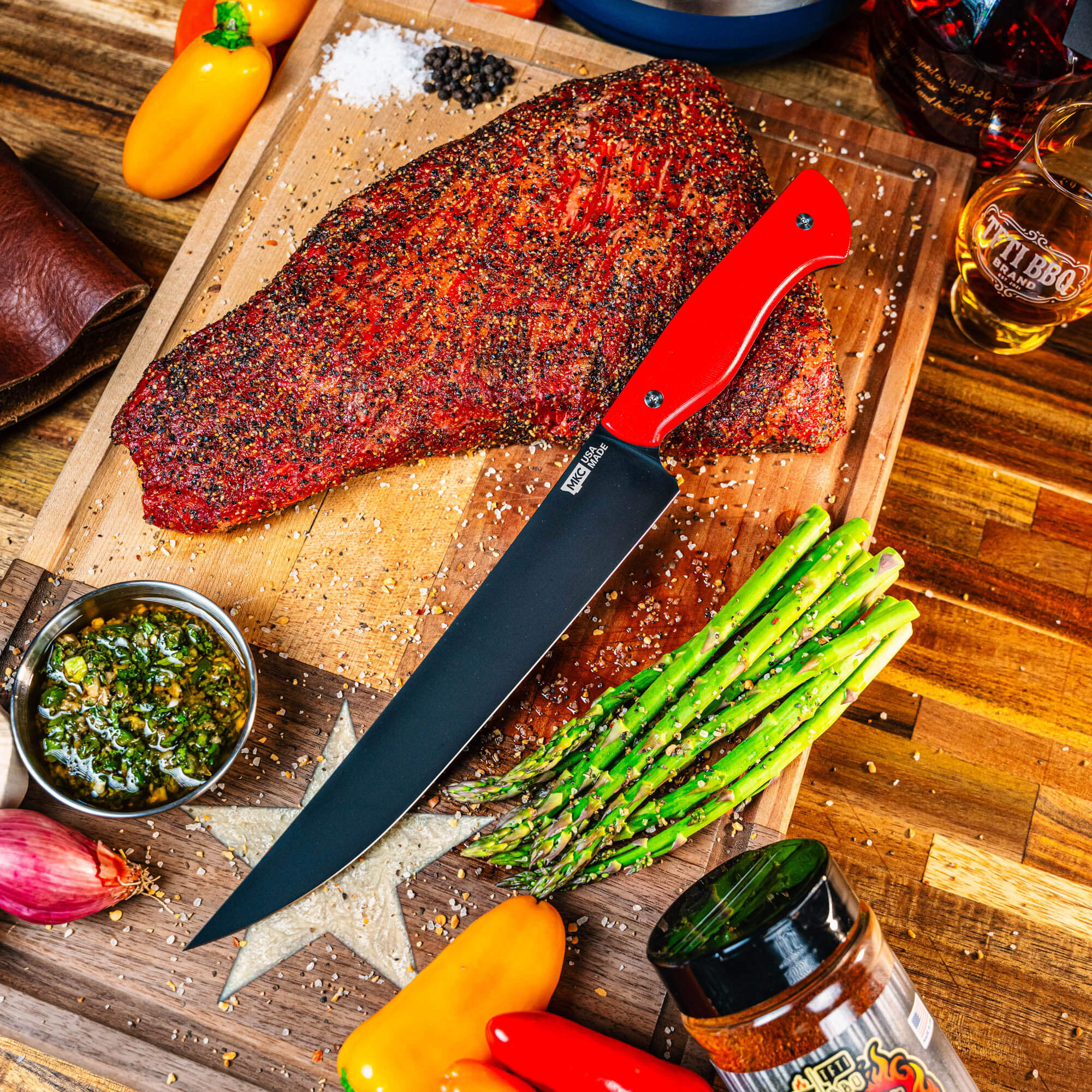 MKC CARVING KNIFE - RED