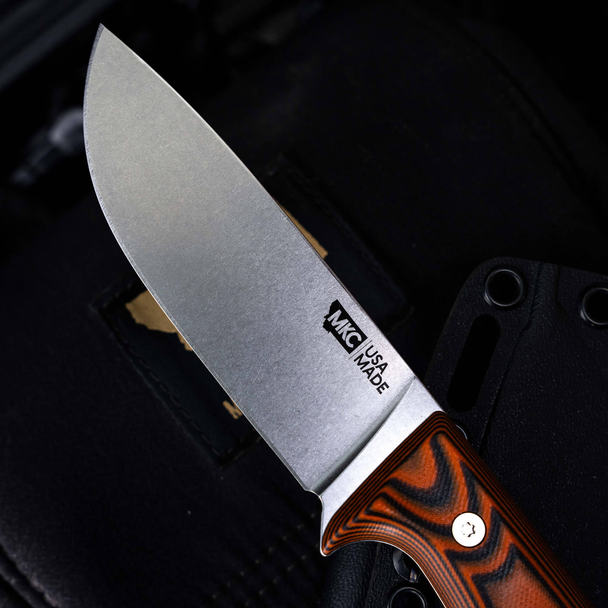 MULE DEER - ORANGE & BLACK