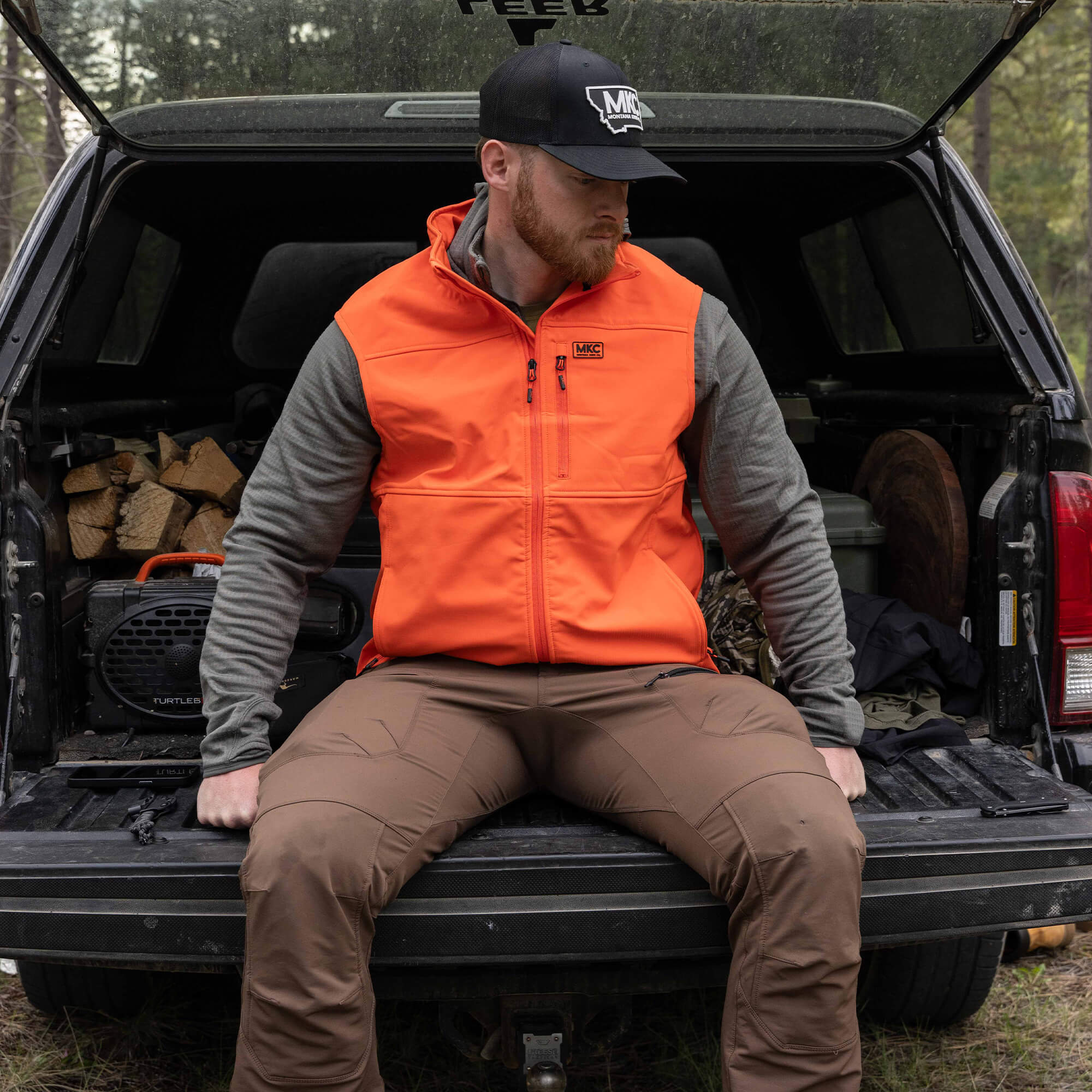 REXFORD RIPSTOP VEST - HUNTER ORANGE
