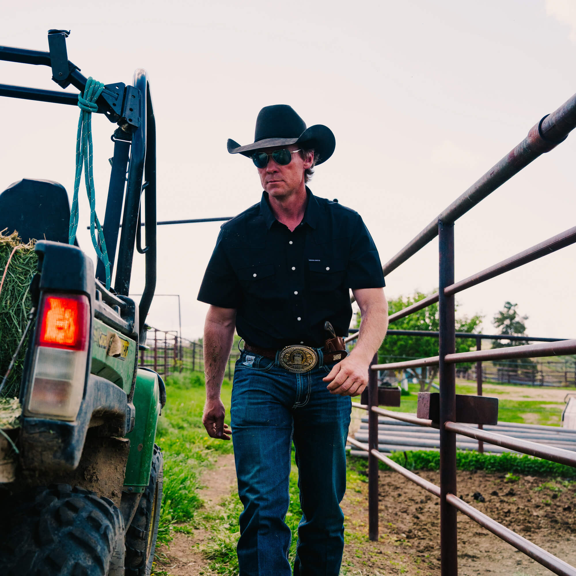 SEELEY S/S BUTTON-UP SHIRT - BLACK