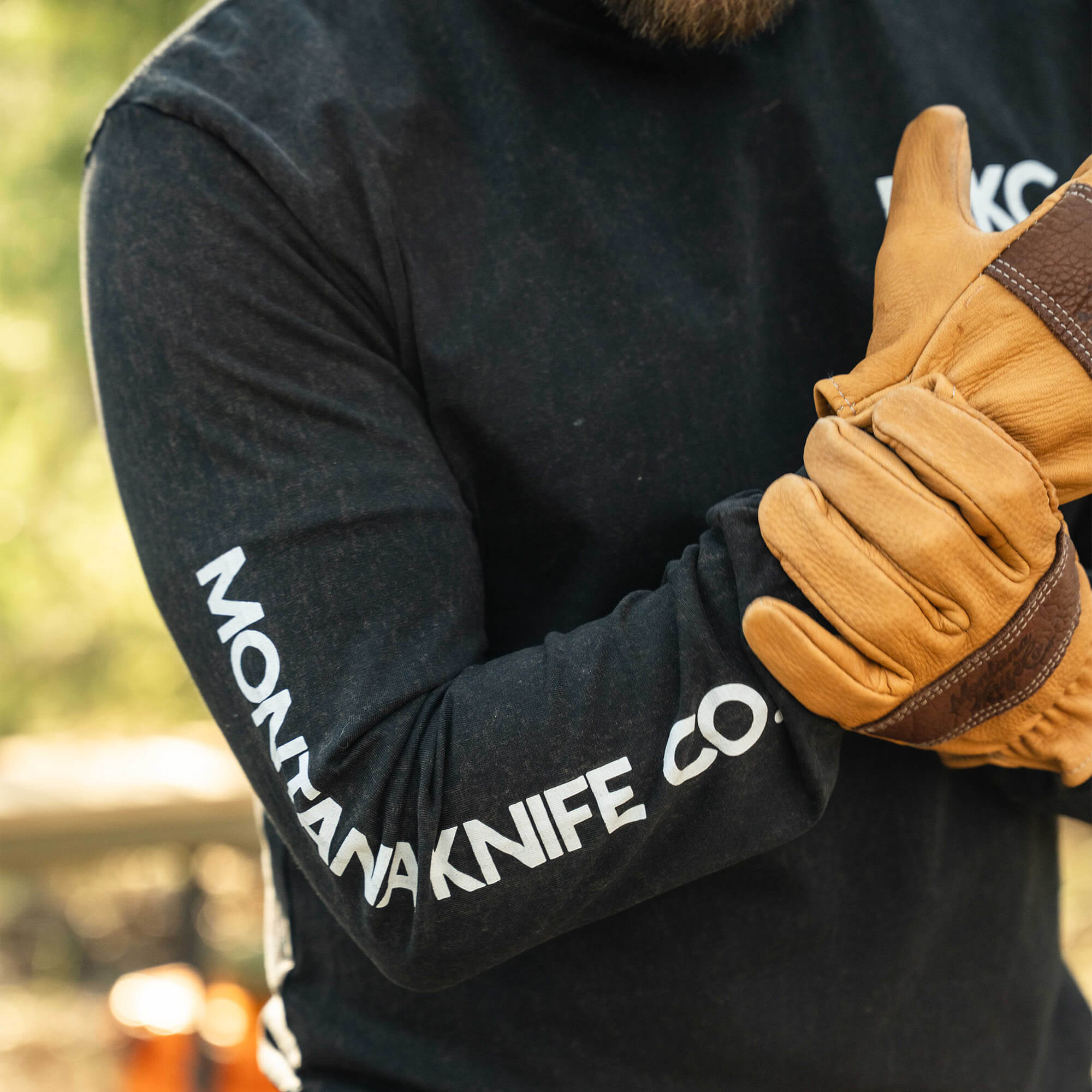 MKC STONEWASH LONG SLEEVE - BLACK