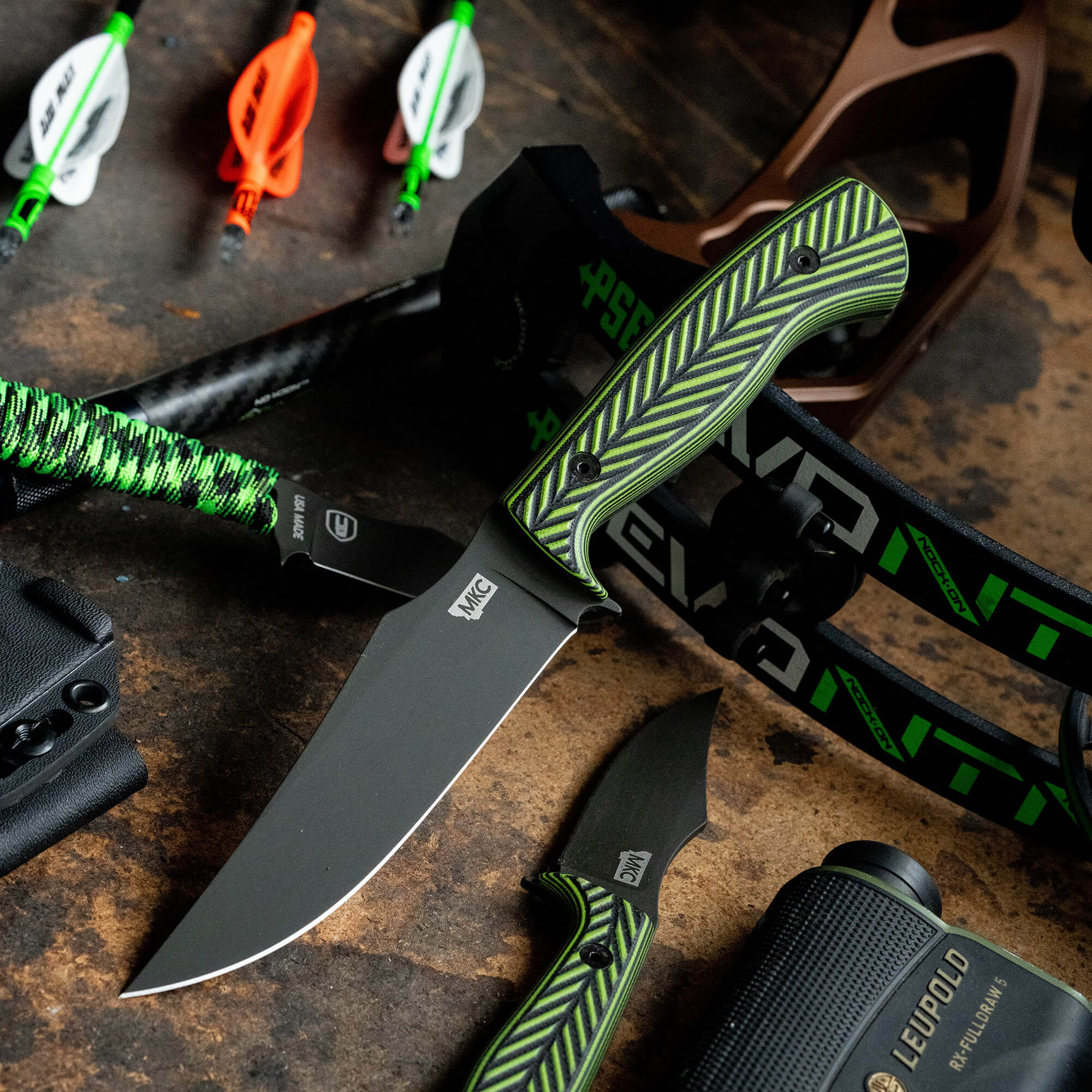 NOCK ON - TRIUMPH HUNTER XL - GREEN & BLACK