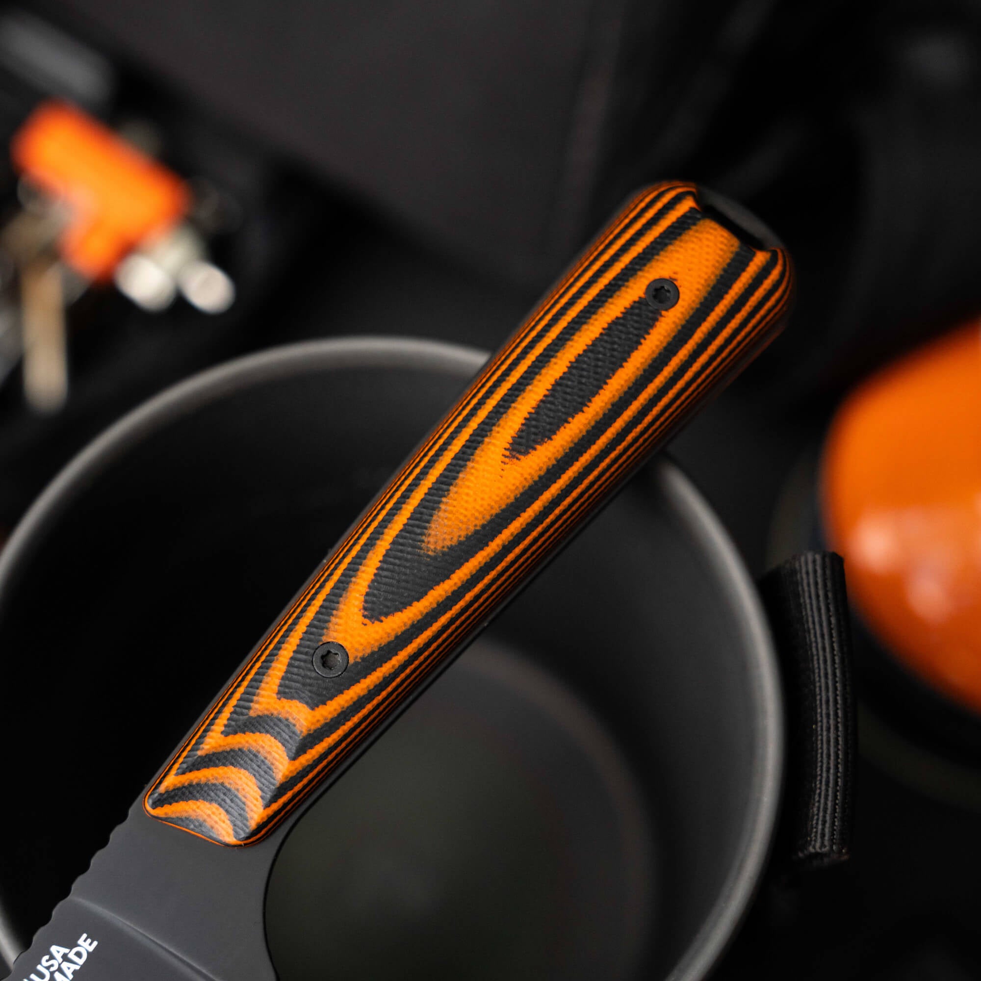 FLATTAIL - PVD - ORANGE & BLACK