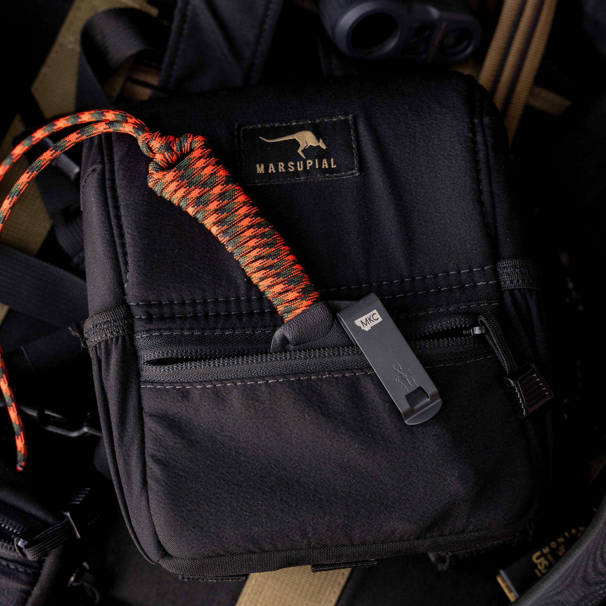 MINI STONED GOAT - ORANGE & BLACK