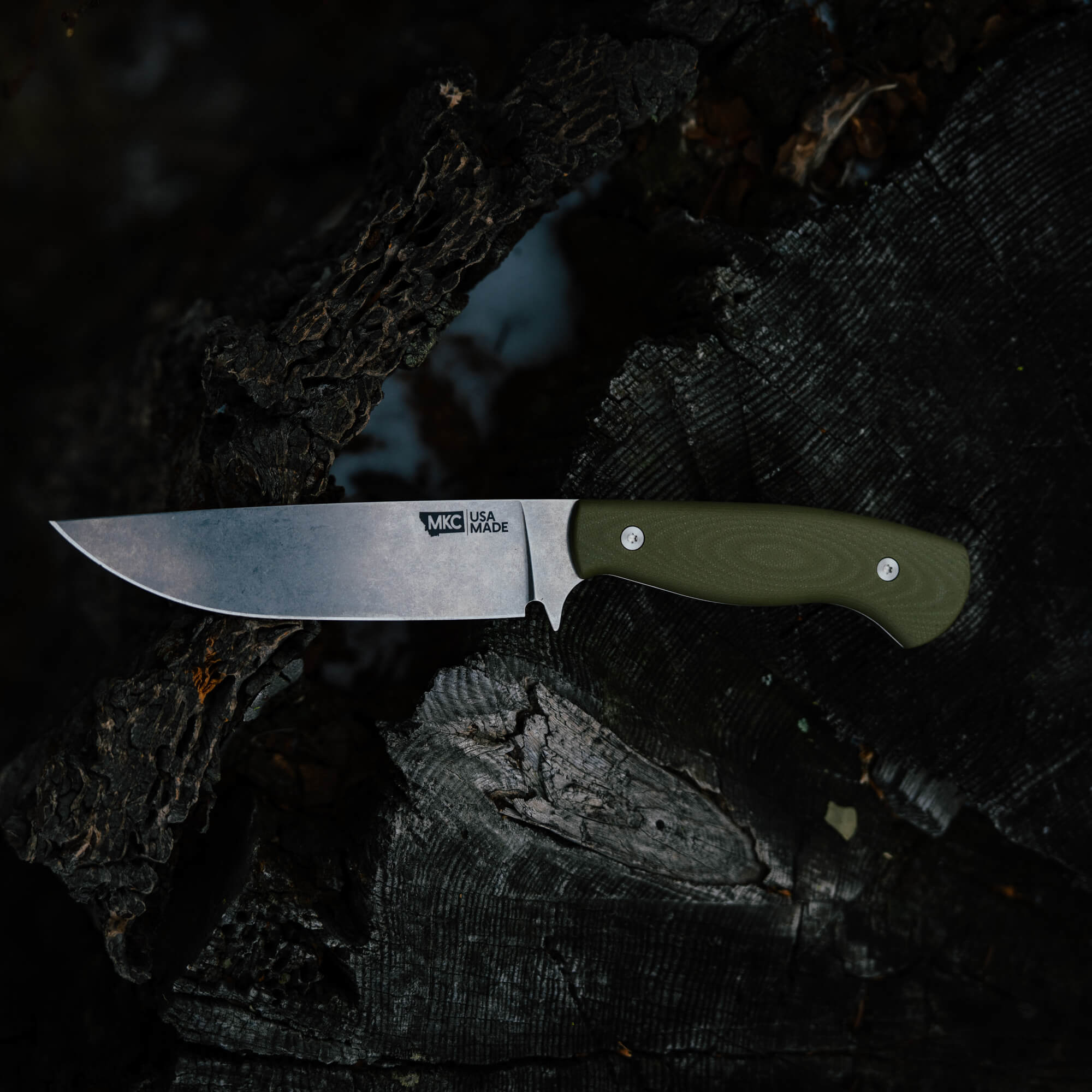 MAGNACUT SUPER CUB - DROP POINT HUNTER - OLIVE
