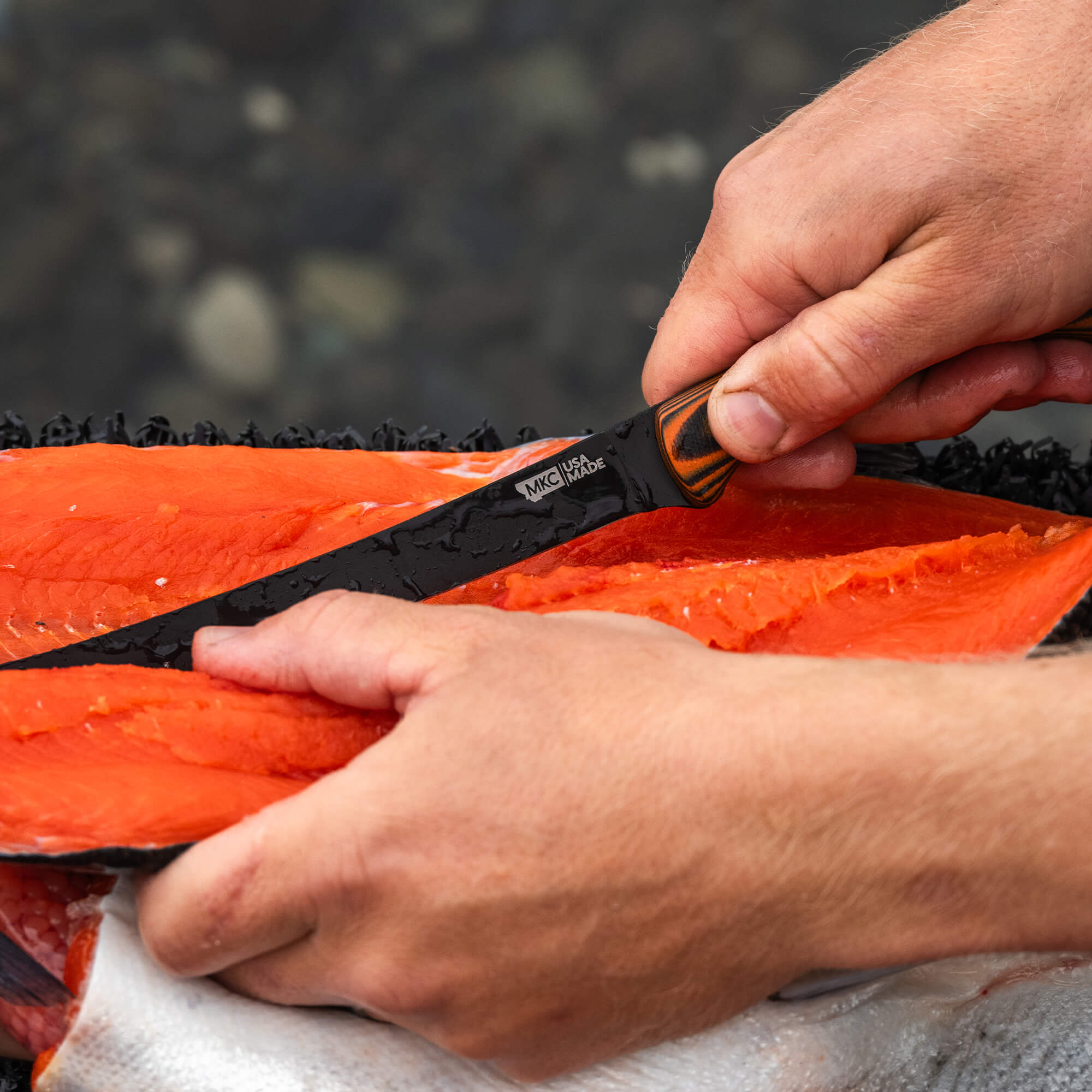 FLATHEAD FILLET - ORANGE & BLACK