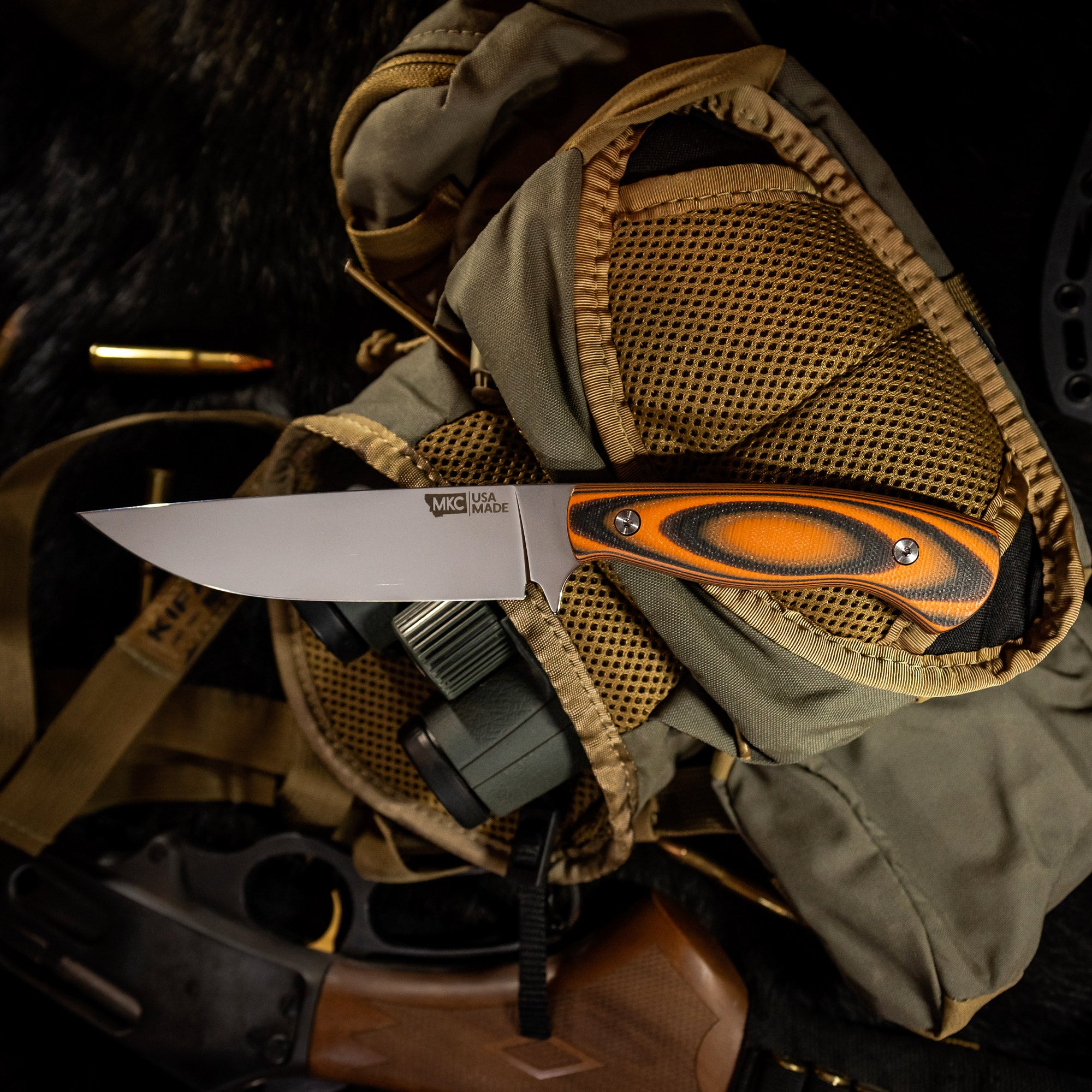 MAGNACUT SUPER CUB - DROP POINT HUNTER - ORANGE & BLACK