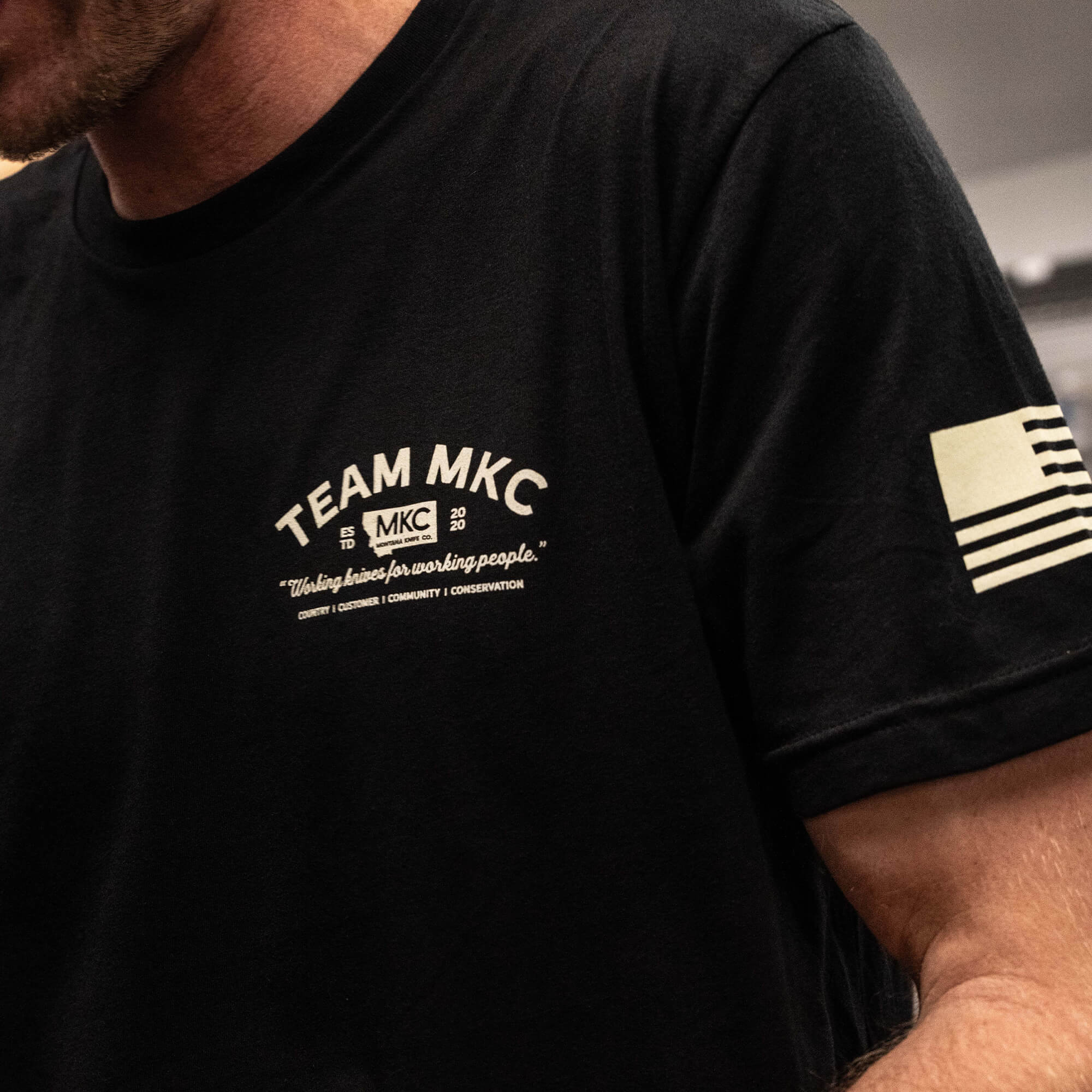 TEAM MKC TEE - BLACK