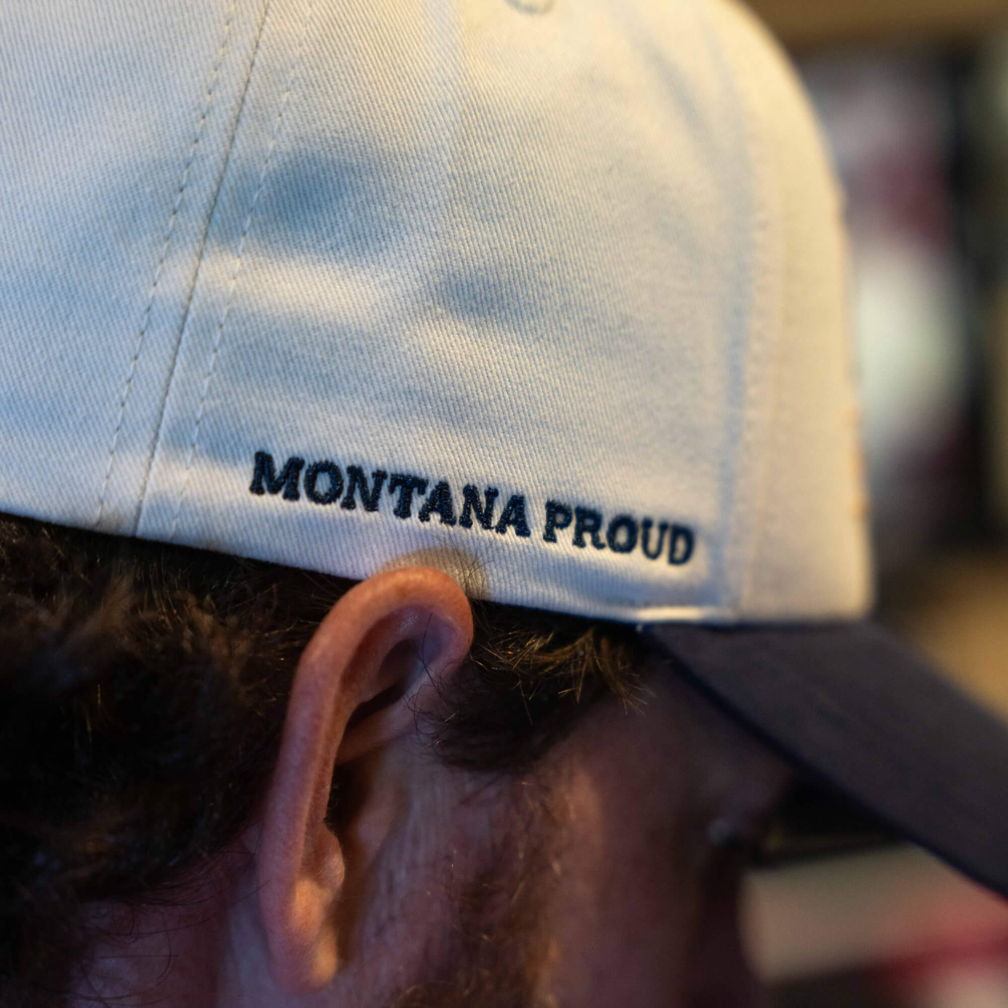 MKC UNIVERSITY HAT - IVORY/NAVY