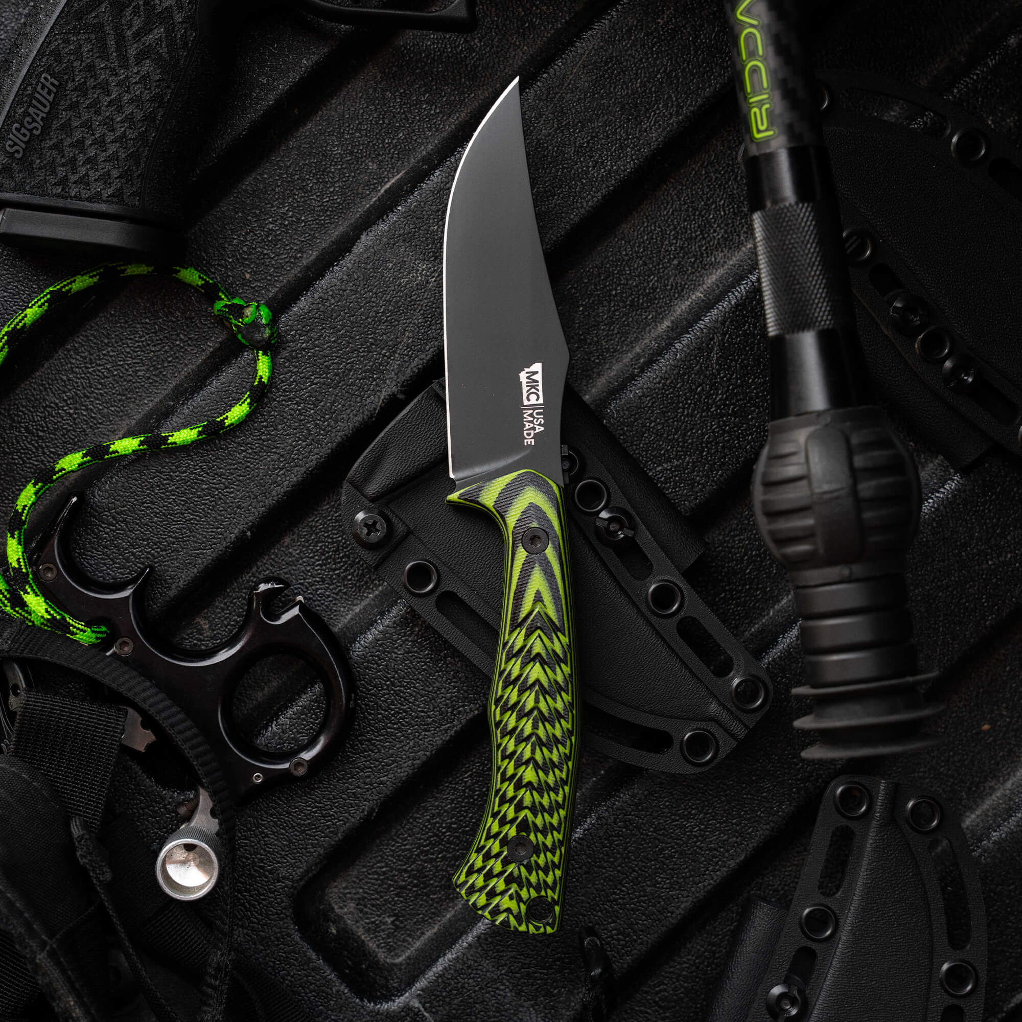 TRIUMPH PRO - NOCK ON NEON GREEN & BLACK