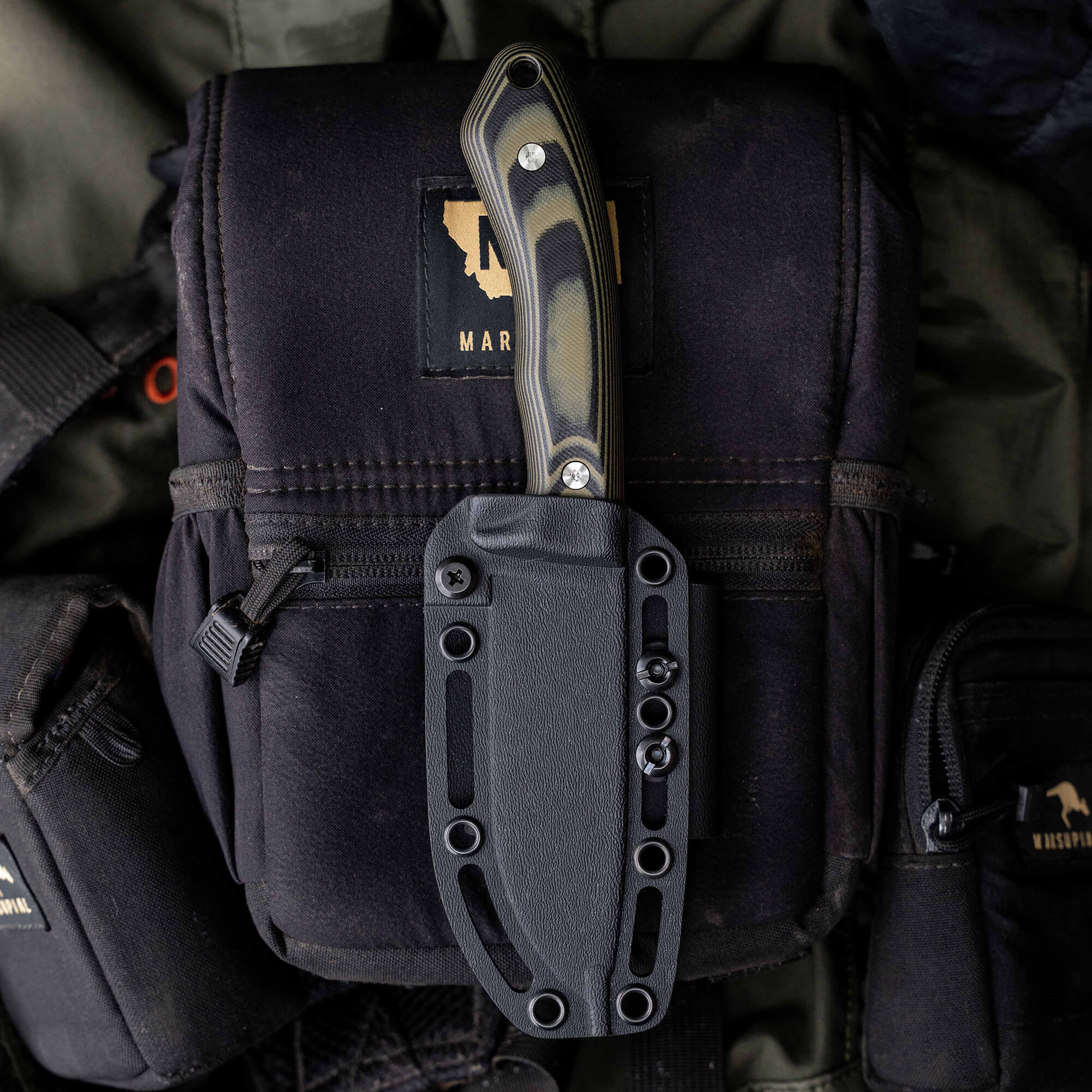 MULE DEER - GREEN & BLACK