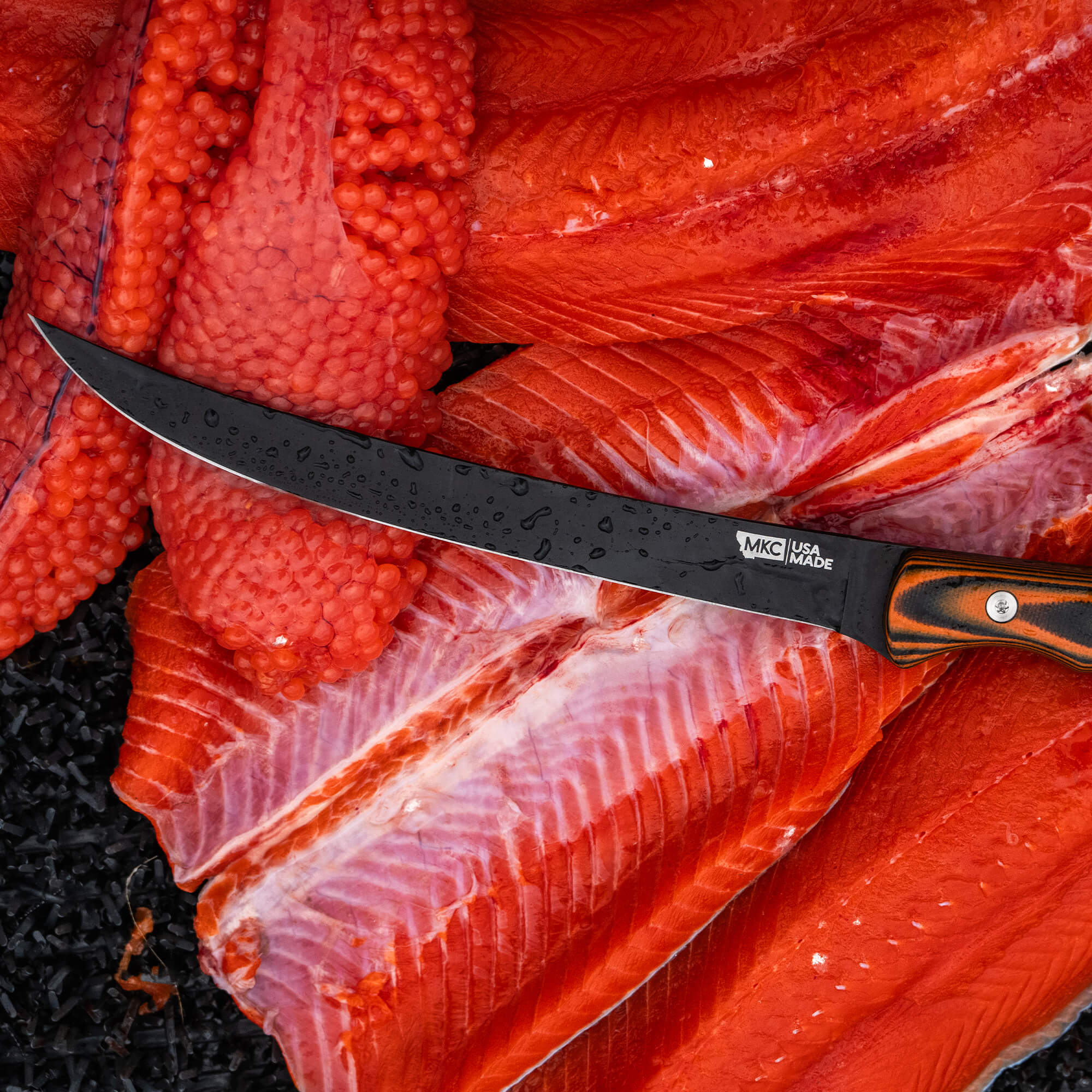 FLATHEAD FILLET - ORANGE & BLACK