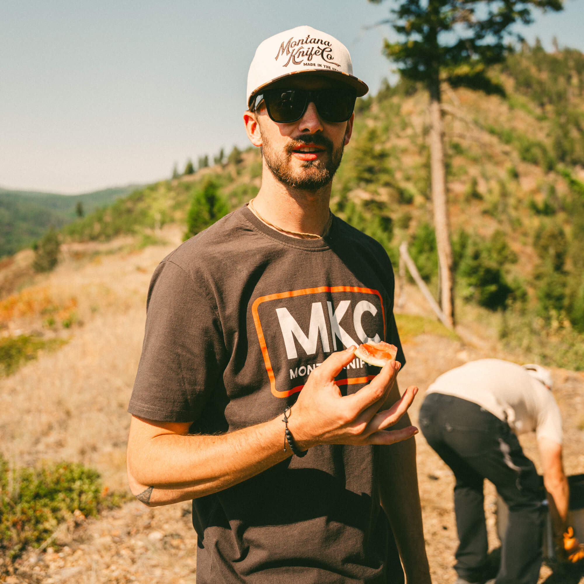 MKC LOGO TEE - COFFEE