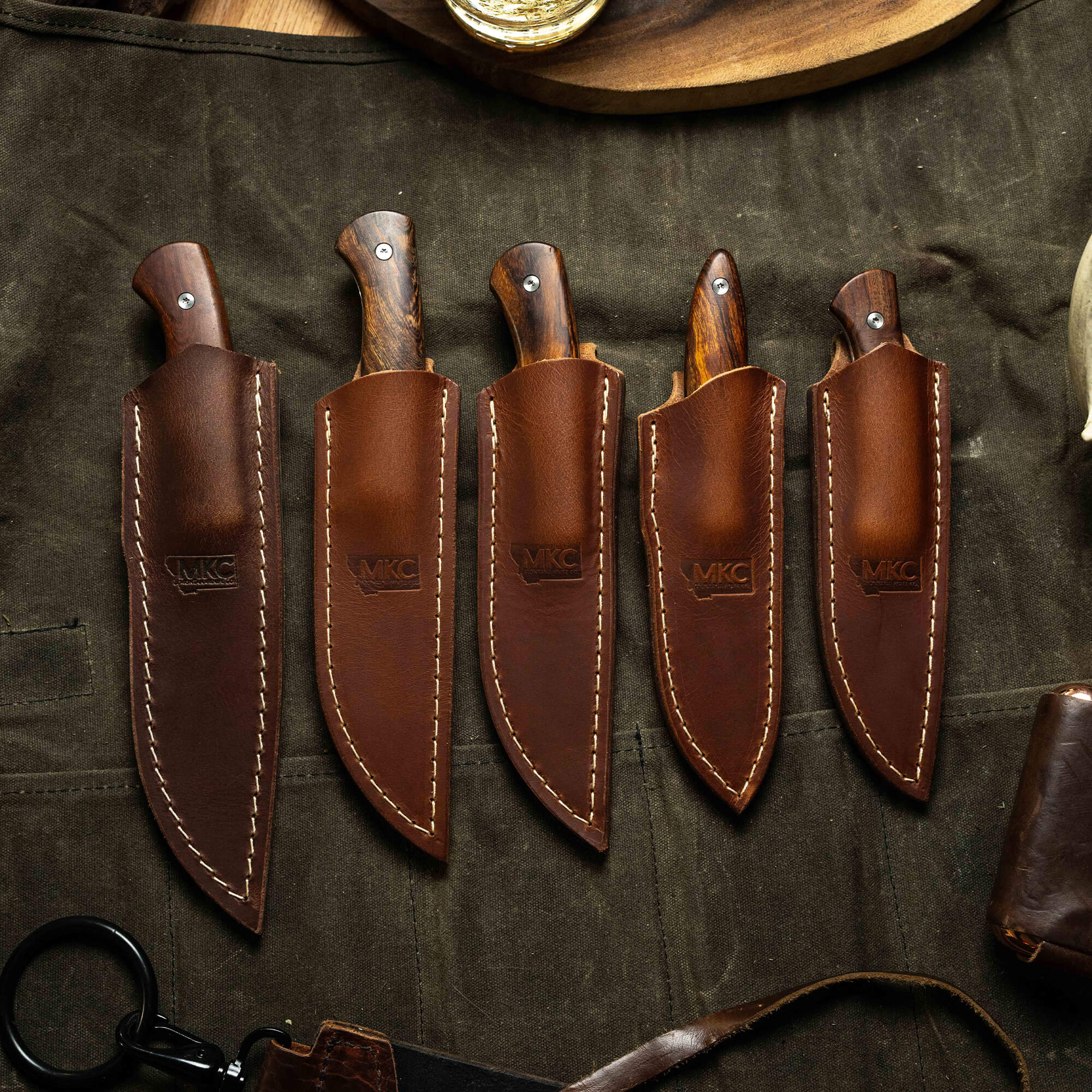 TRADITIONS KNIVES - FULL SET OF 5