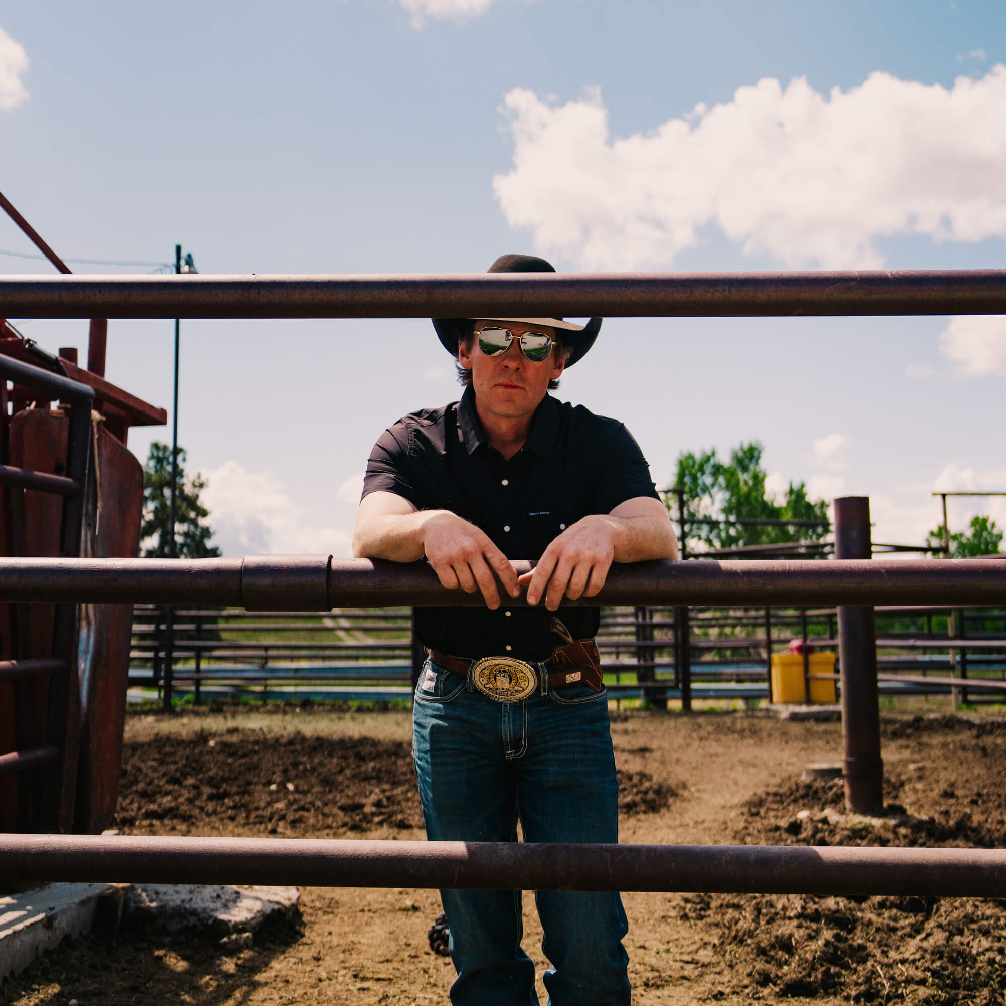 SEELEY S/S BUTTON-UP SHIRT - BLACK
