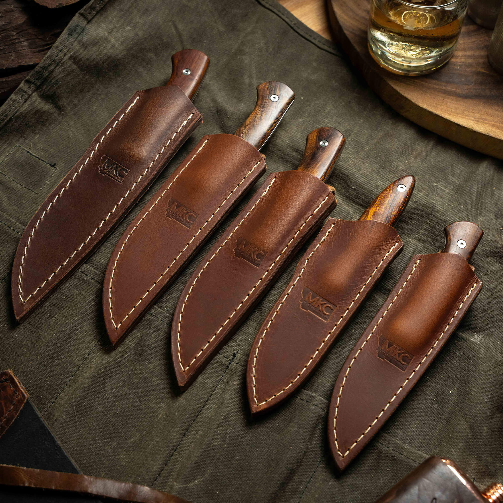 TRADITIONS KNIVES - FULL SET OF 5