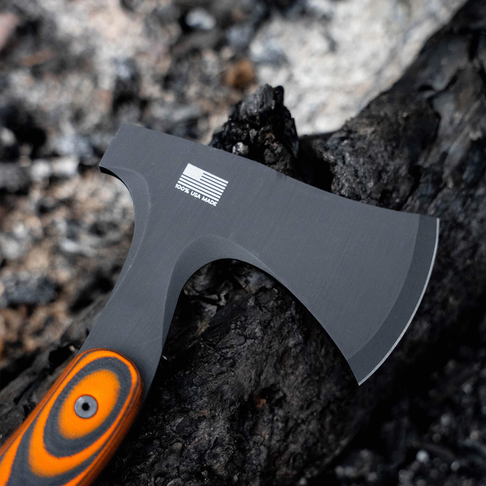 HELLGATE HATCHET - ORANGE & BLACK