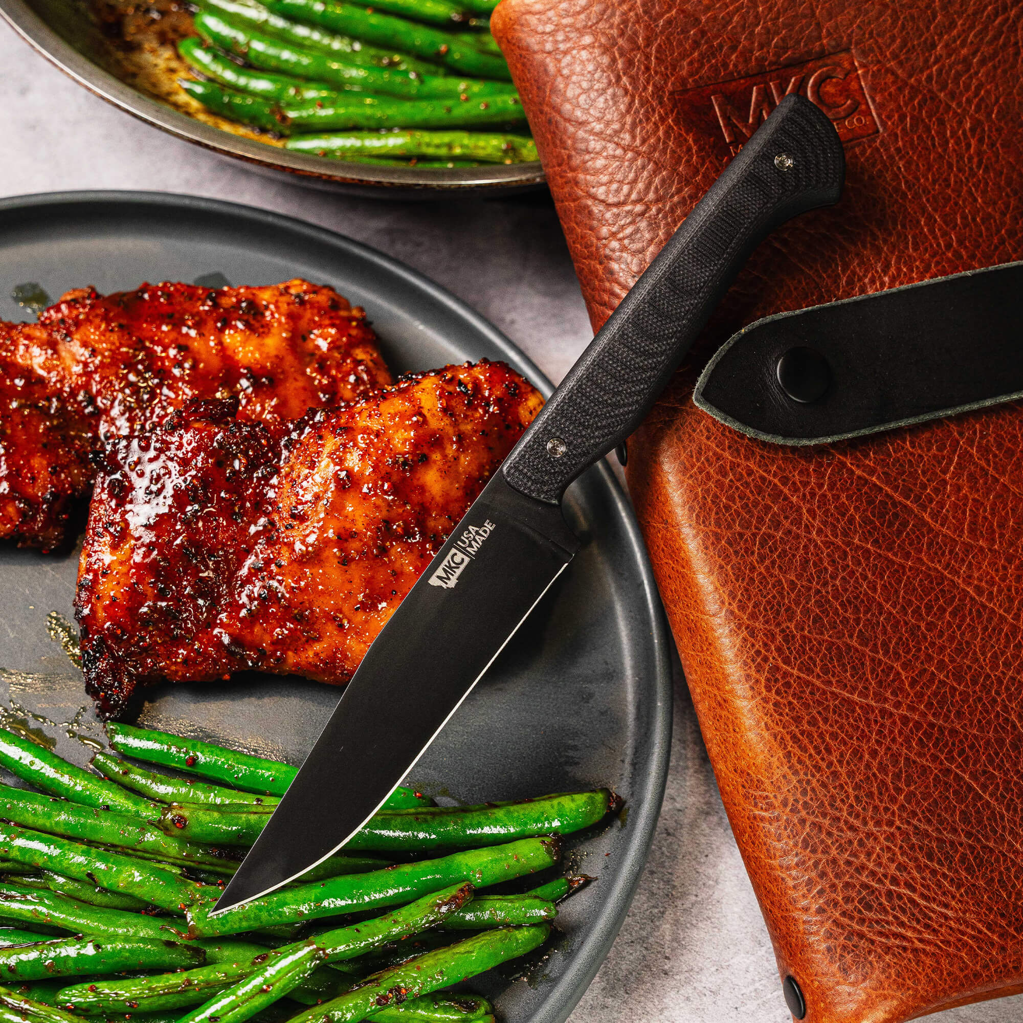 MKC STEAK KNIVES (SET OF 4) - PVD - BLACK