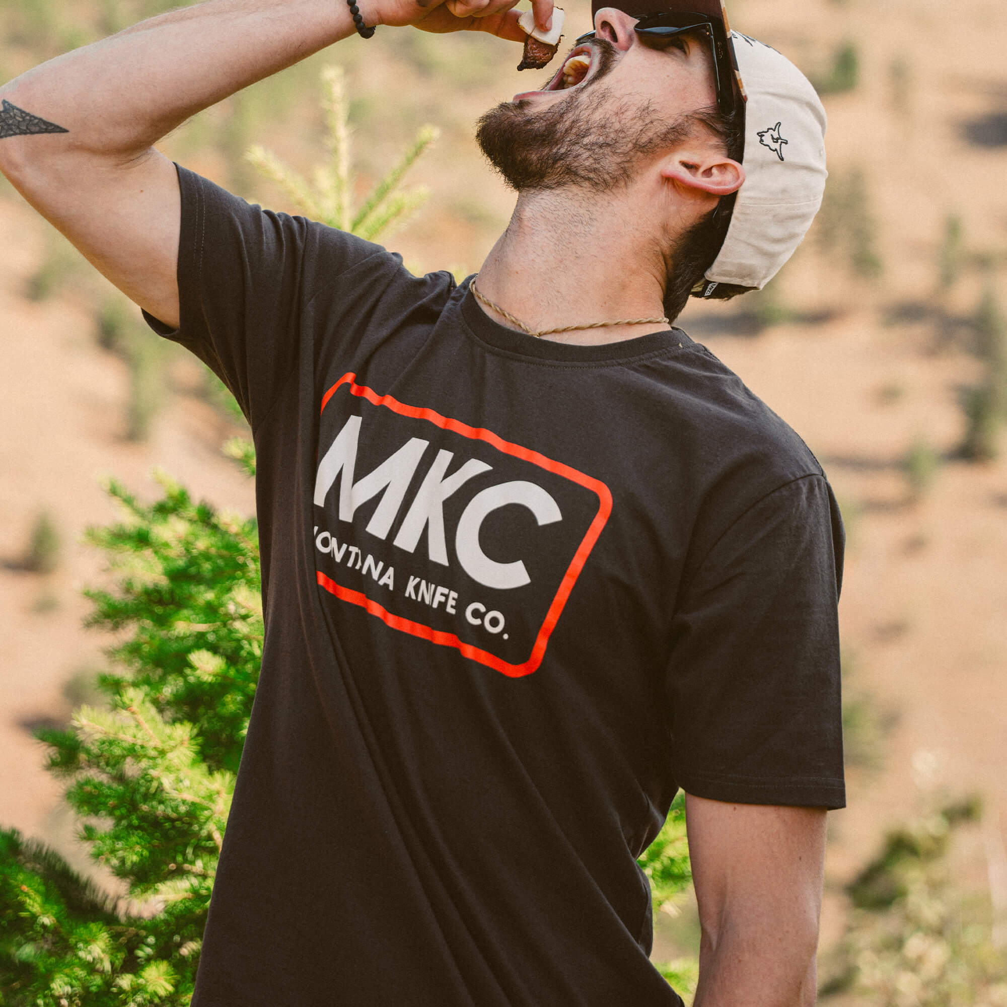 MKC LOGO TEE - COFFEE