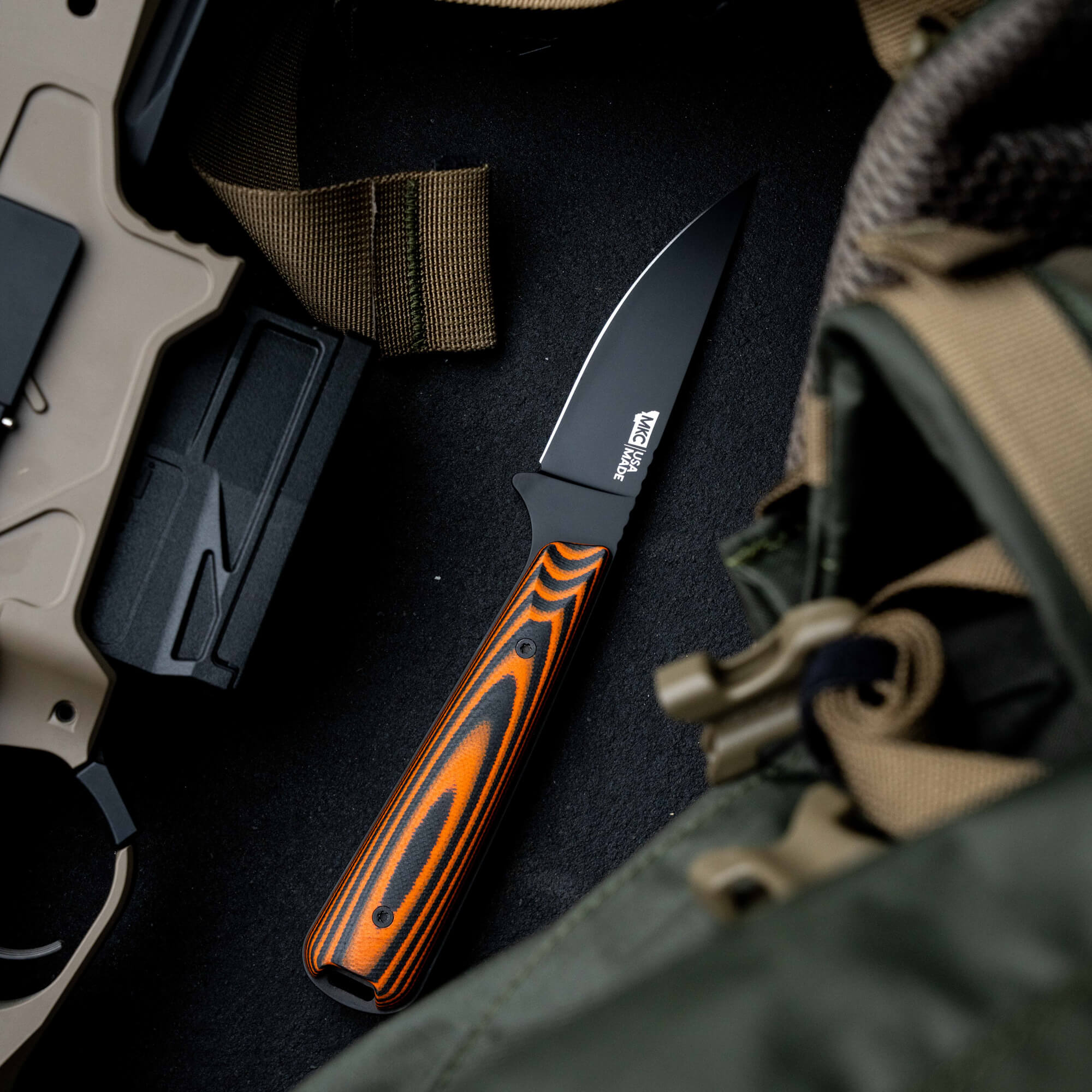 FLATTAIL - PVD - ORANGE & BLACK