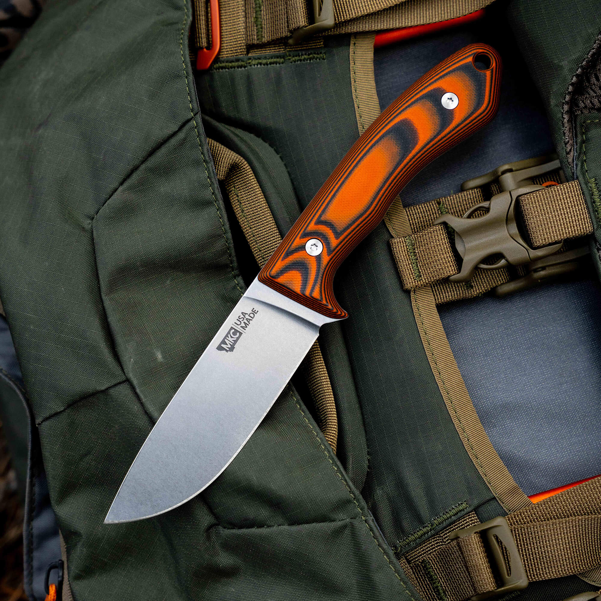 MULE DEER - ORANGE & BLACK