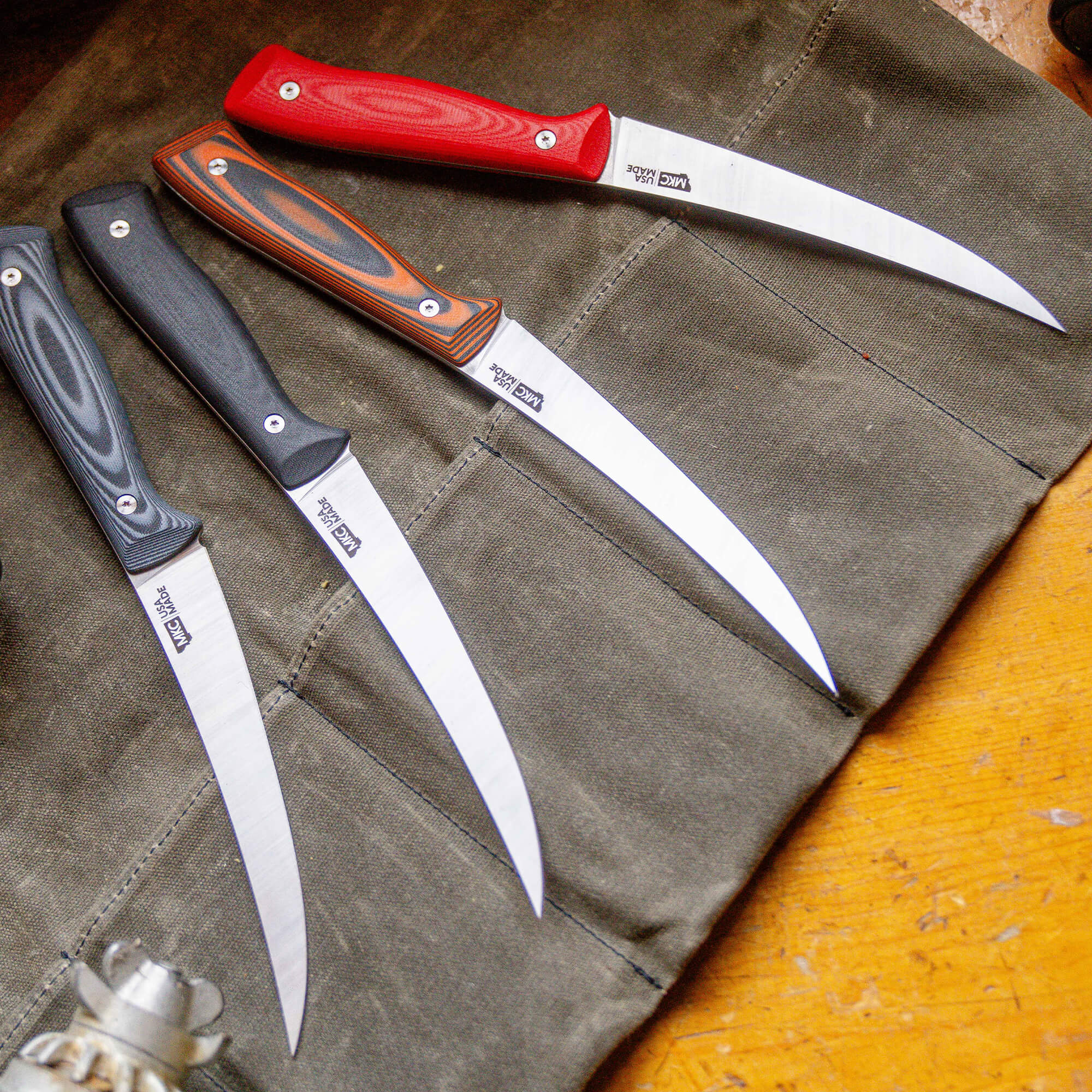 BONING BUTCHER KNIFE - ORANGE/BLACK